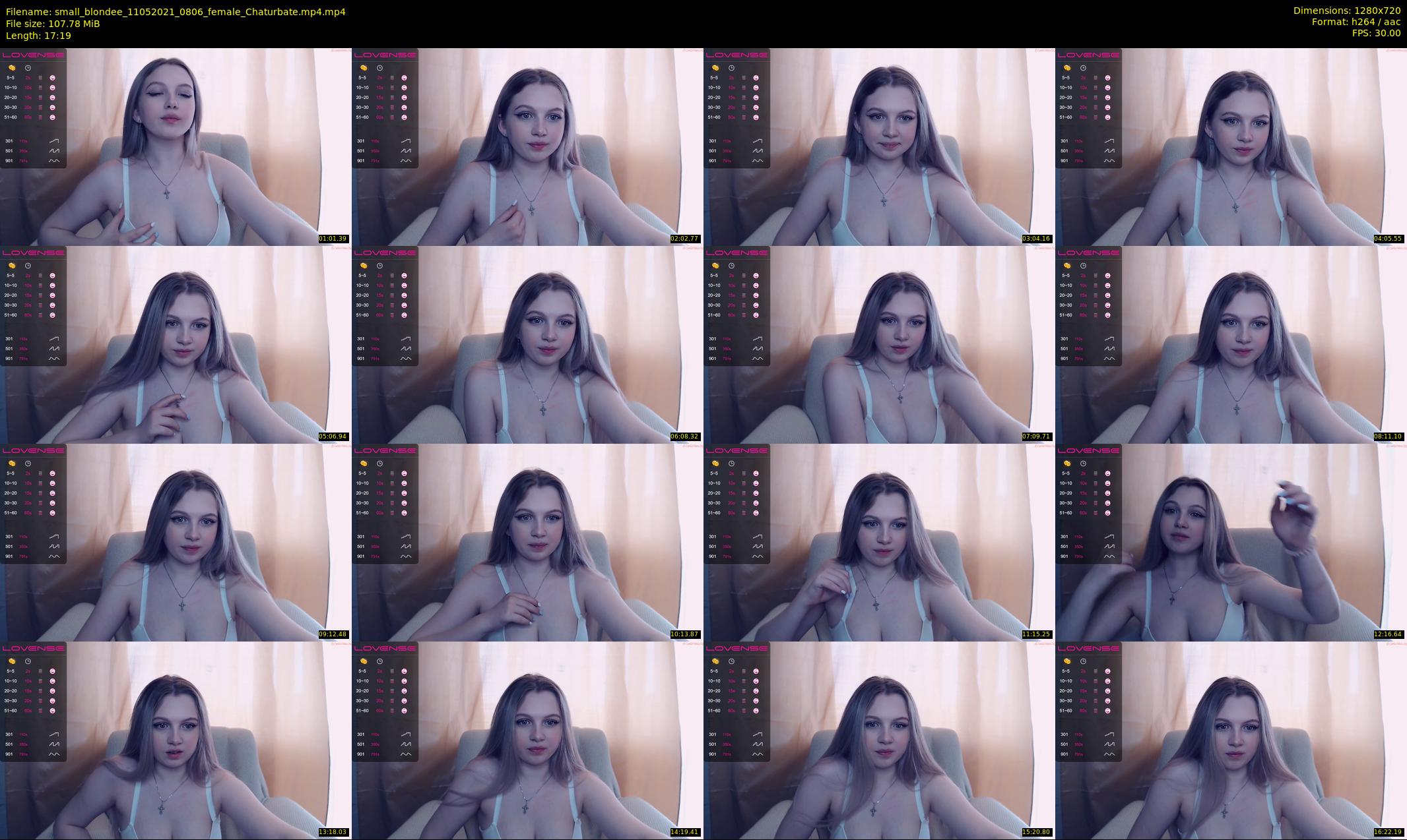 small_blondee — 18 minute Chaturbate female cam show recording, 720p, May 11, 2021