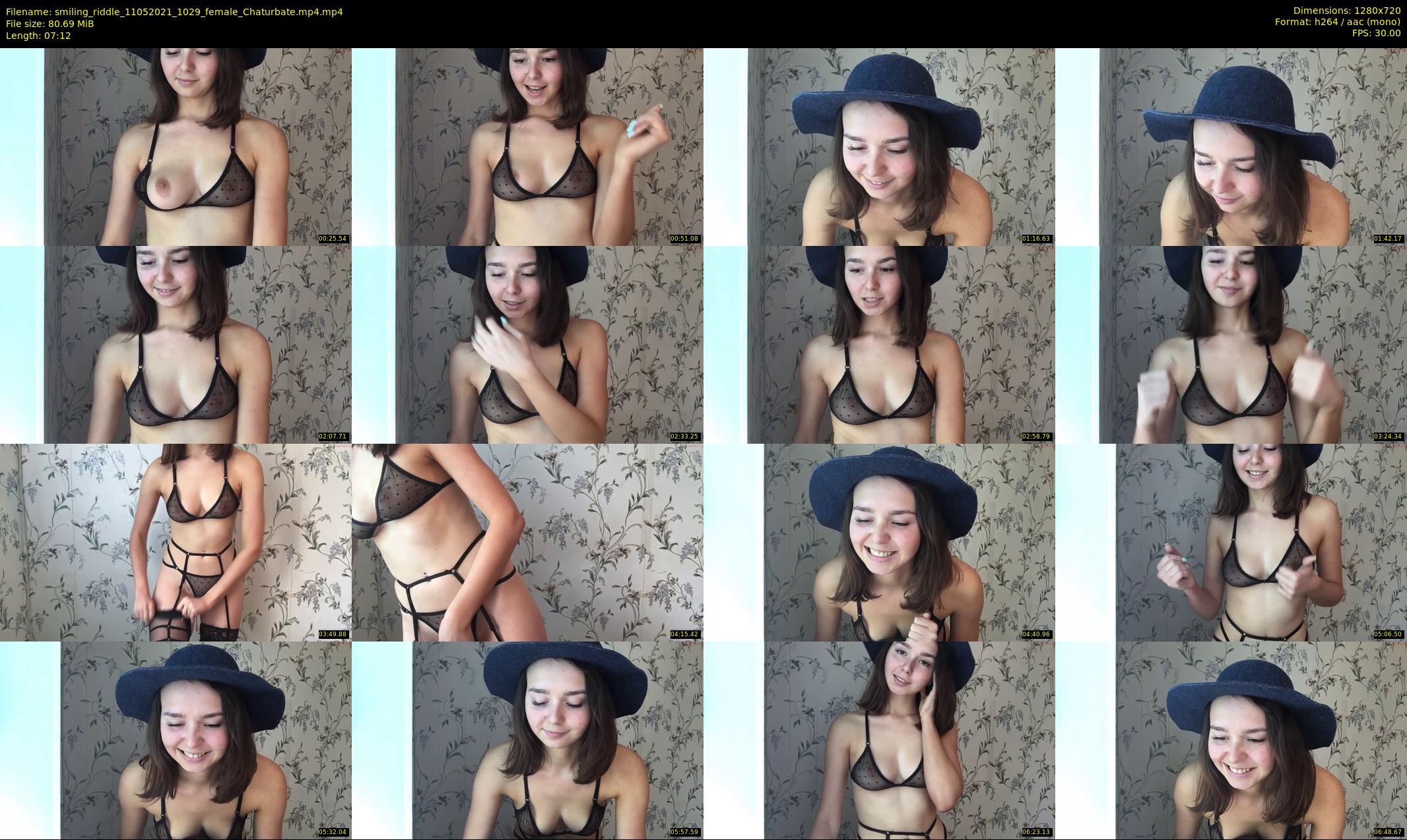 smiling_riddle — 8 minute Chaturbate female cam show recording, 720p, May 11, 2021