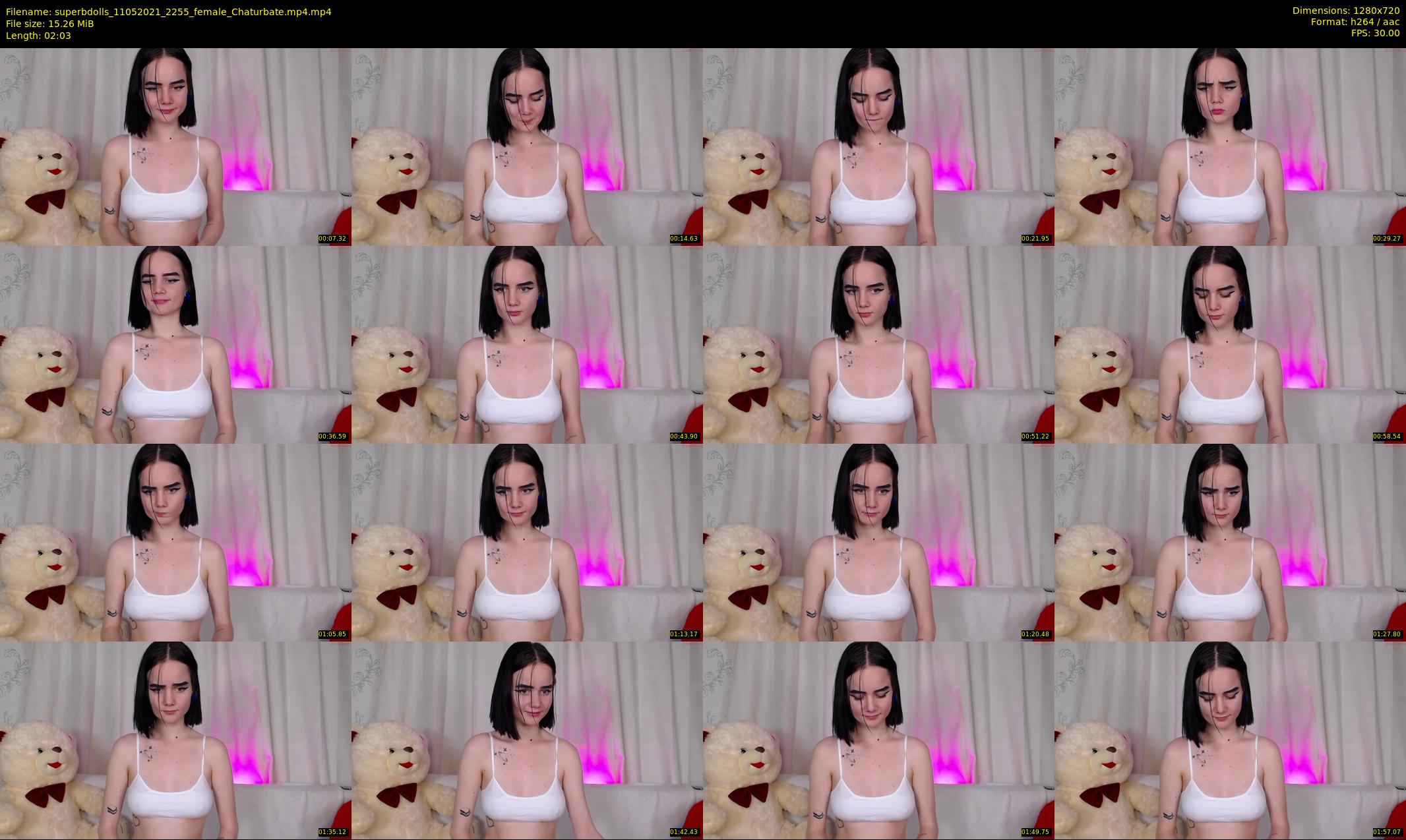 superbdolls — 3 minute Chaturbate couple cam show recording, 720p, May 11, 2021