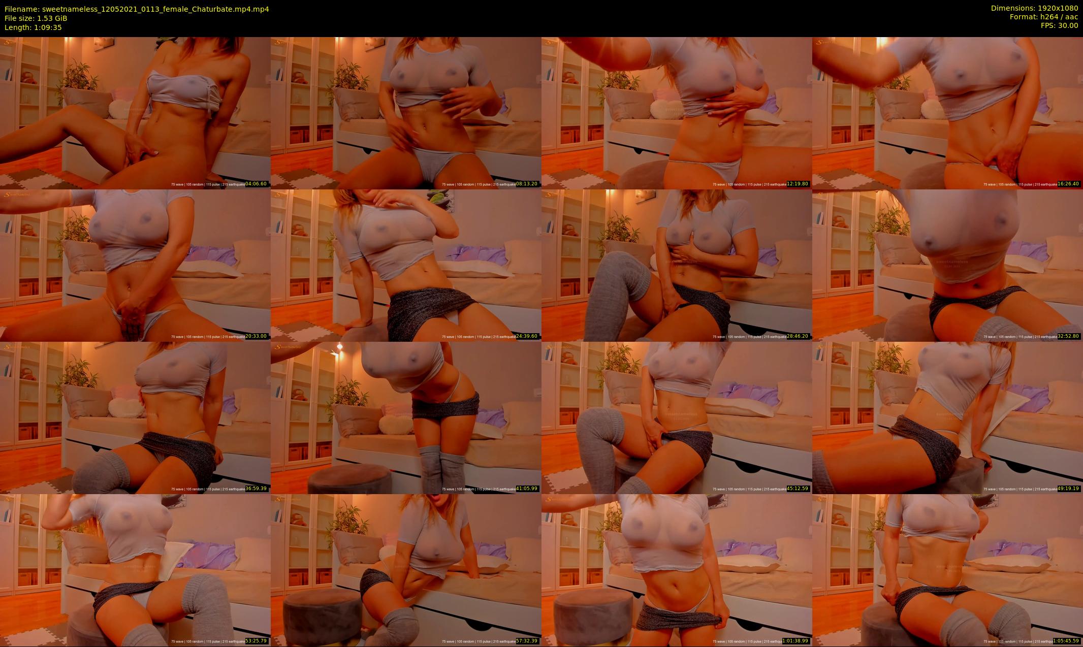 sweetnameless — 70 minute Chaturbate couple cam show recording, 1080p, May 12, 2021
