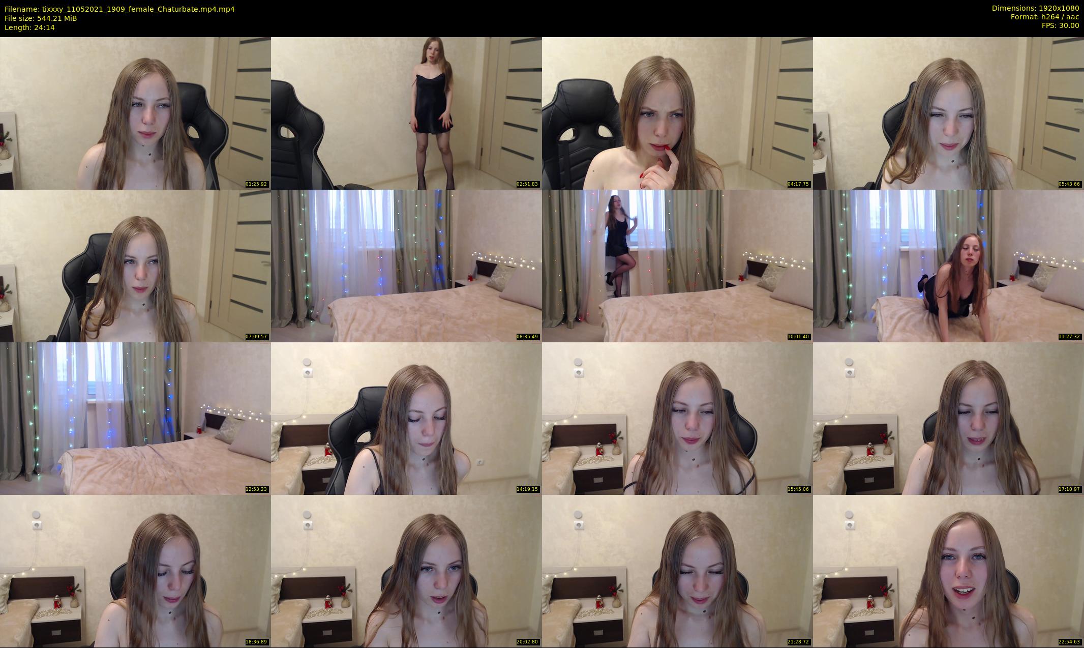 tixxxy — 25 minute Chaturbate female cam show recording, 1080p, May 11, 2021