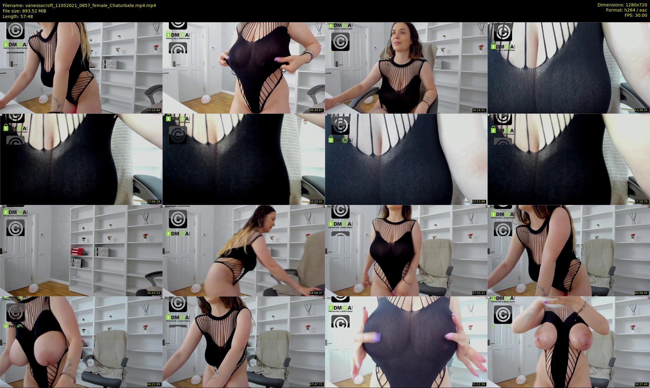 vanessacroft — 58 minute Chaturbate female cam show recording, 720p, May 11, 2021