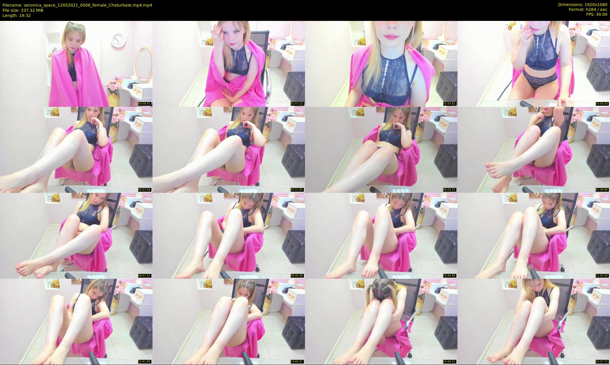 veronica_space — 17 minute Chaturbate female cam show recording, 1080p, May 12, 2021