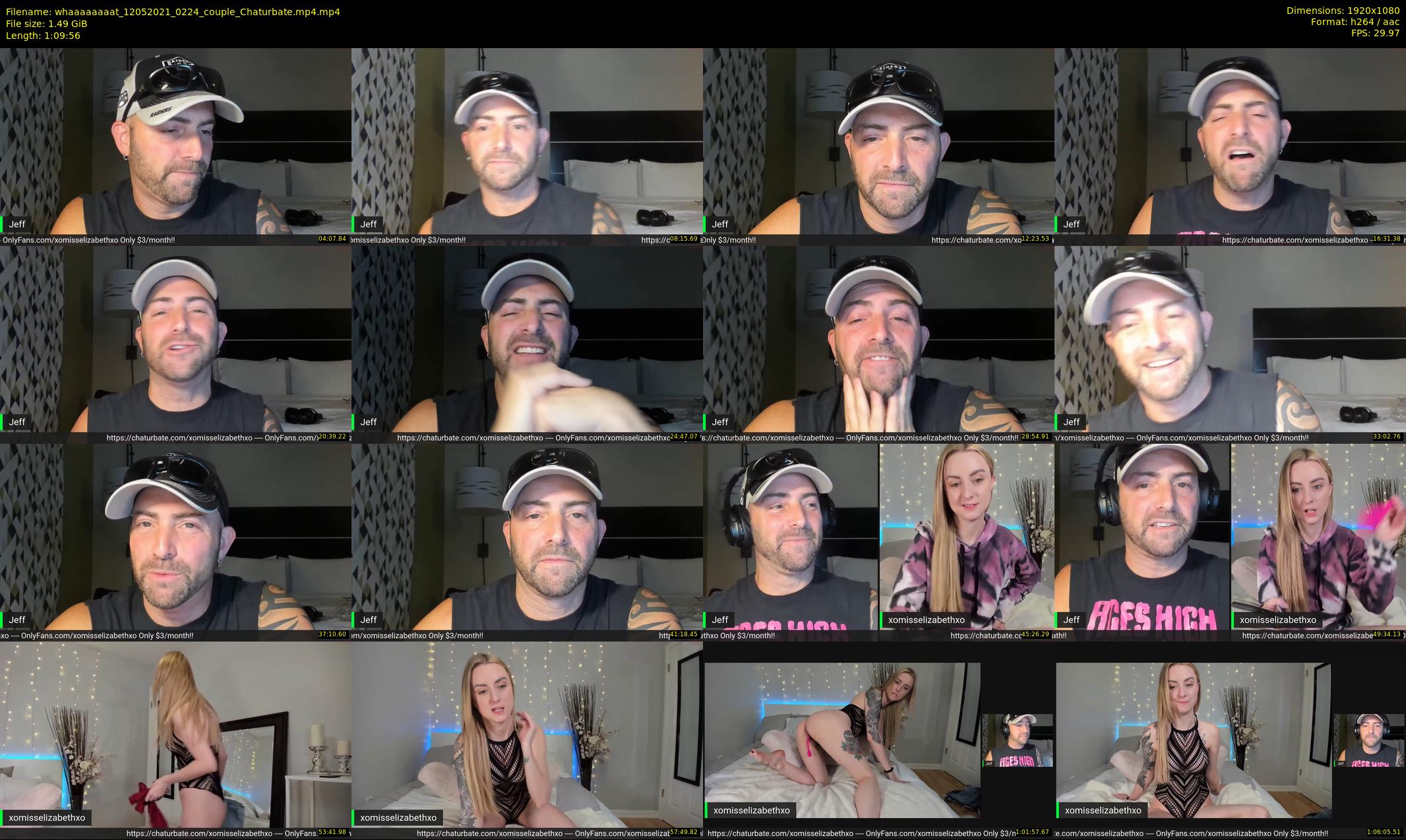 whaaaaaaaat — 70 minute Chaturbate couple cam show recording, 1080p, May 12, 2021