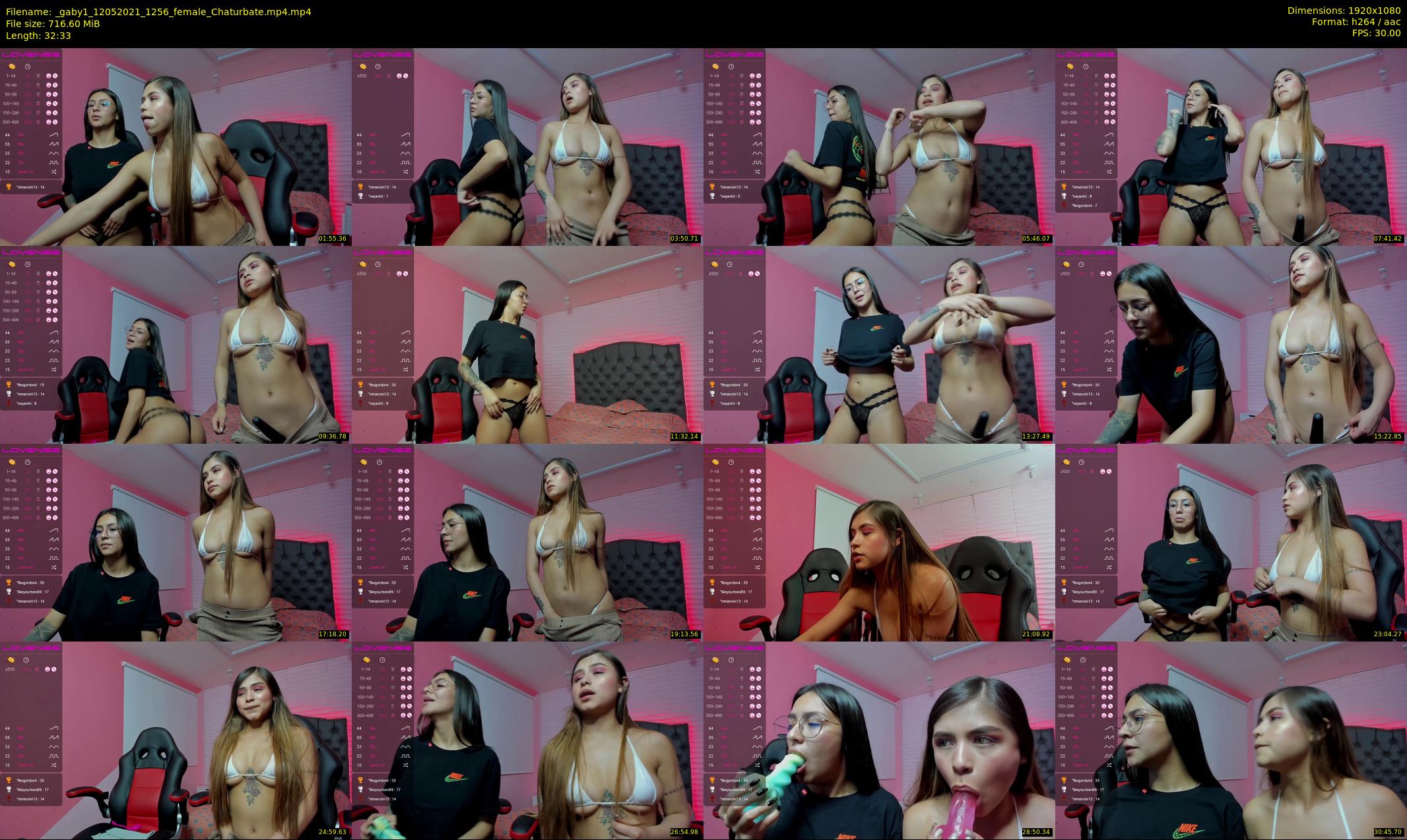 _gaby1 — 33 minute Chaturbate female cam show recording, 1080p, May 12, 2021
