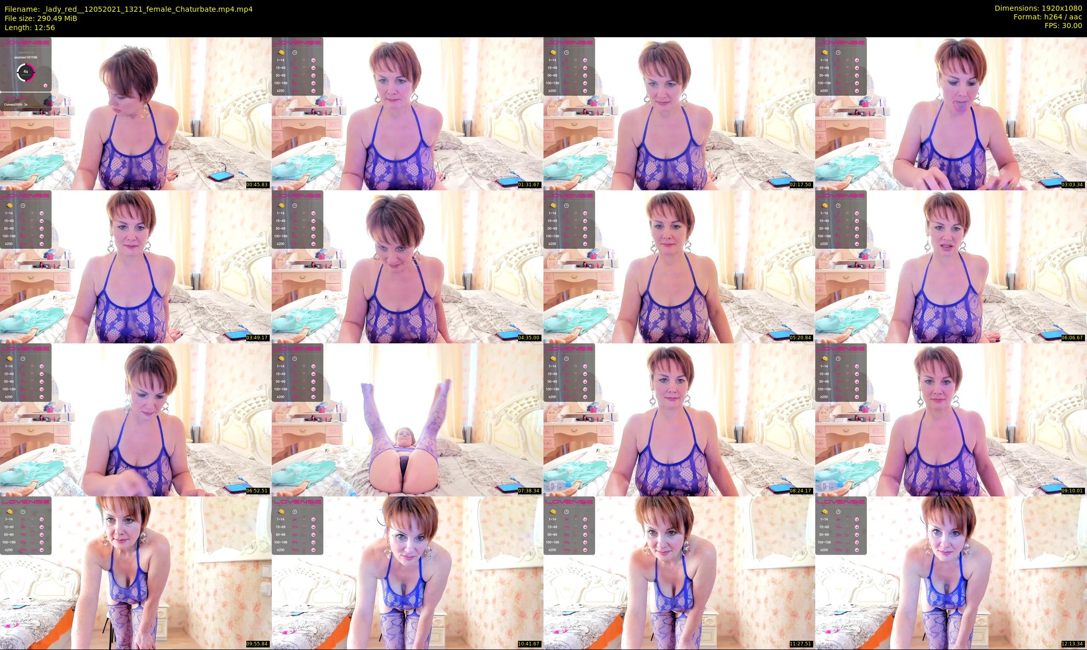 _lady_red_ — 13 minute Chaturbate female cam show recording, 1080p, May 12, 2021