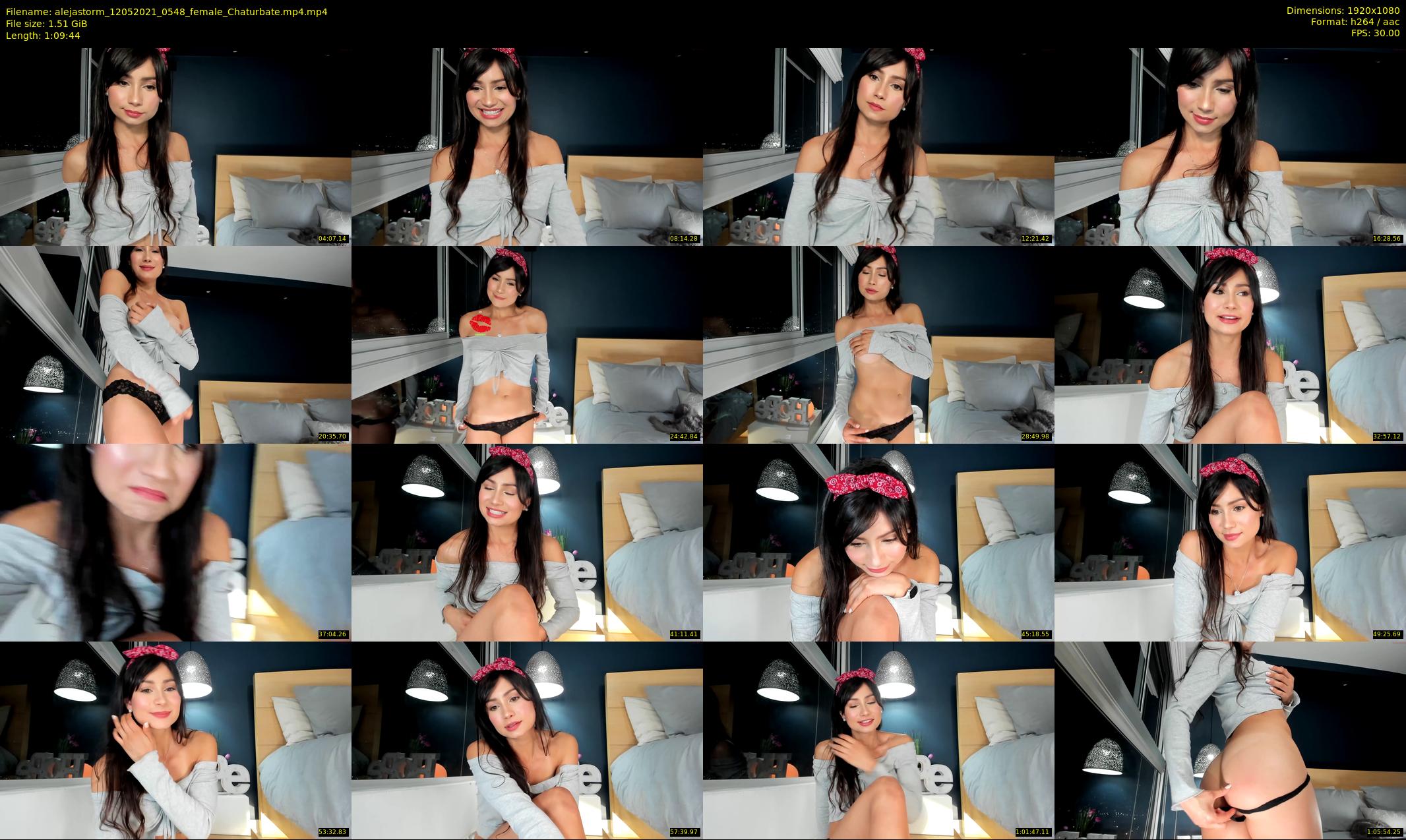 alejastorm — 70 minute Chaturbate female cam show recording, 1080p, May 12, 2021