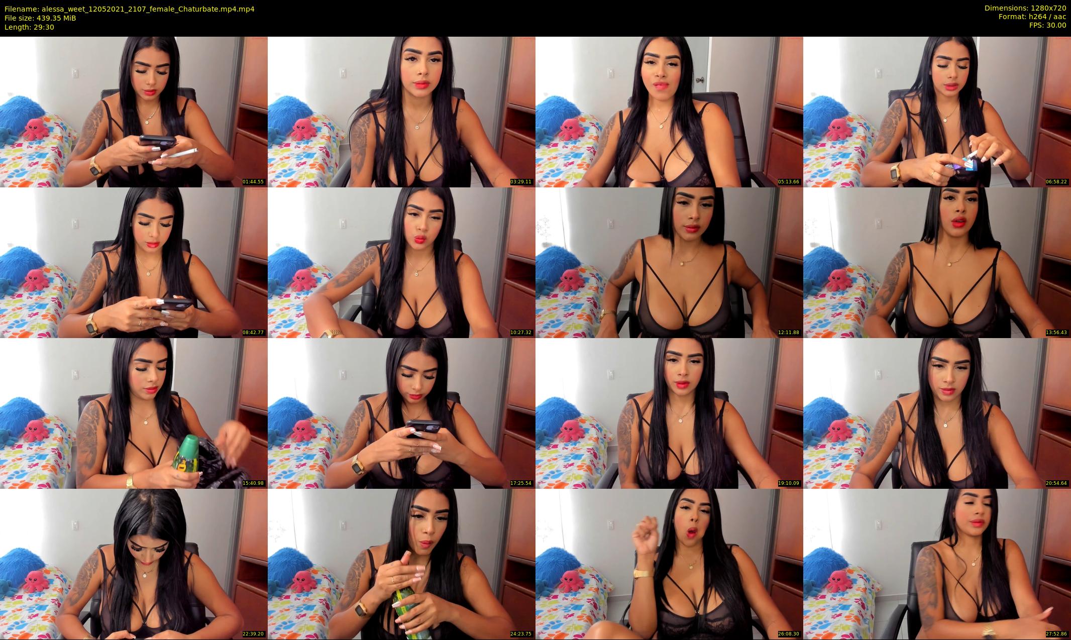 alessa_weet — 30 minute Chaturbate female cam show recording, 720p, May 12, 2021
