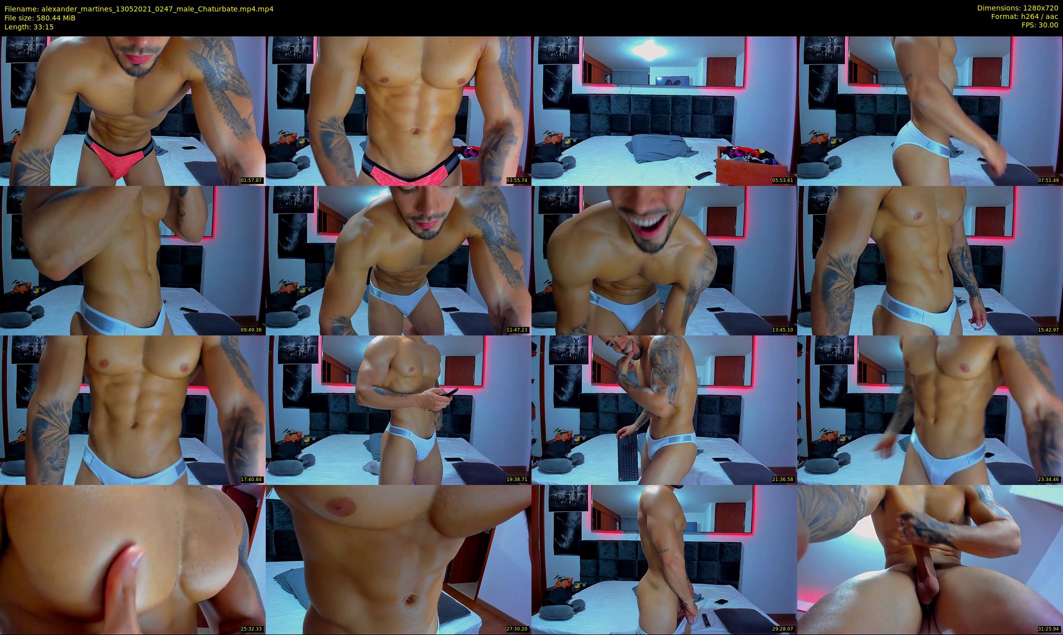 alexander_martines — 34 minute Chaturbate male cam show recording, 720p, May 13, 2021