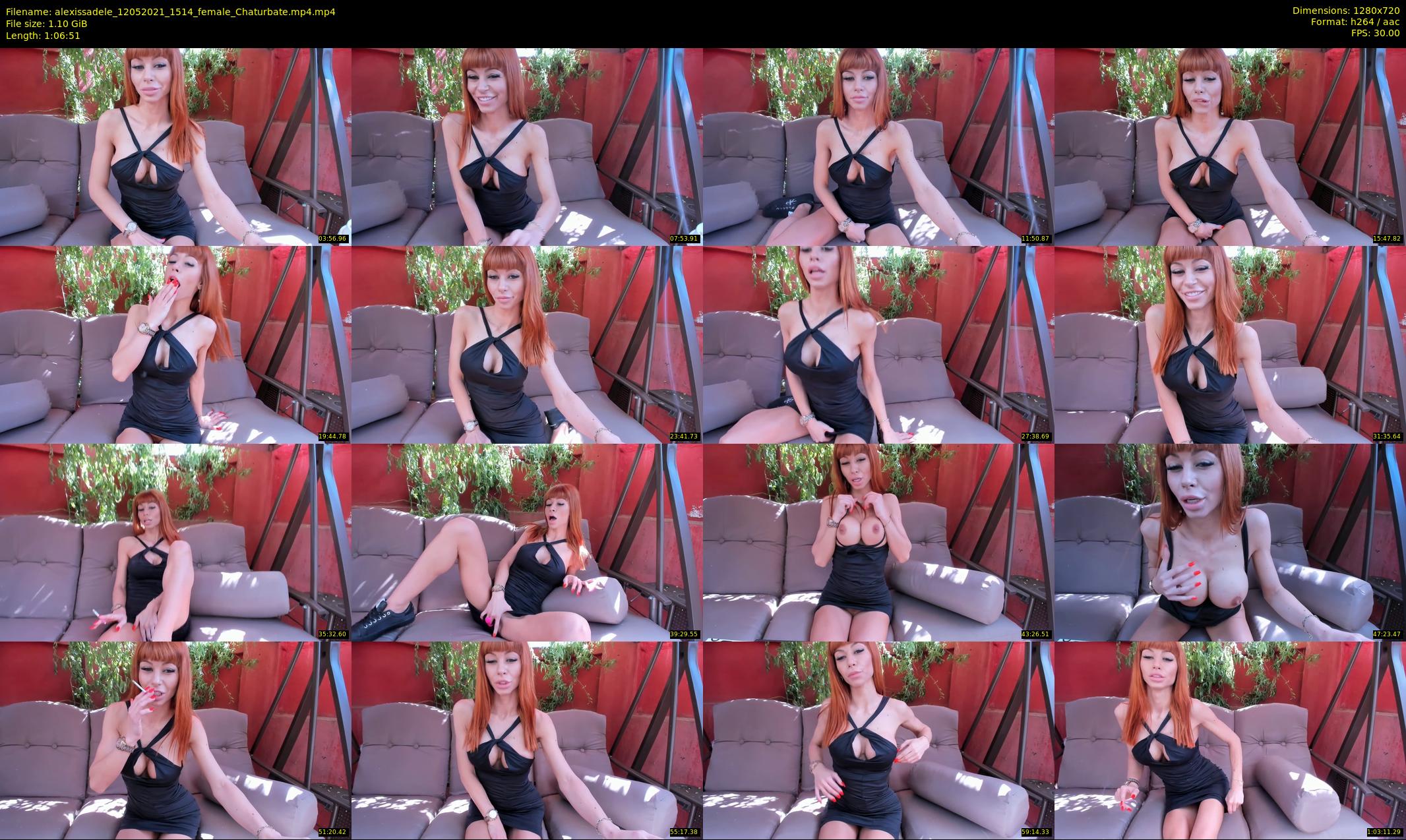 alexissadele — 67 minute Chaturbate female cam show recording, 720p, May 12, 2021