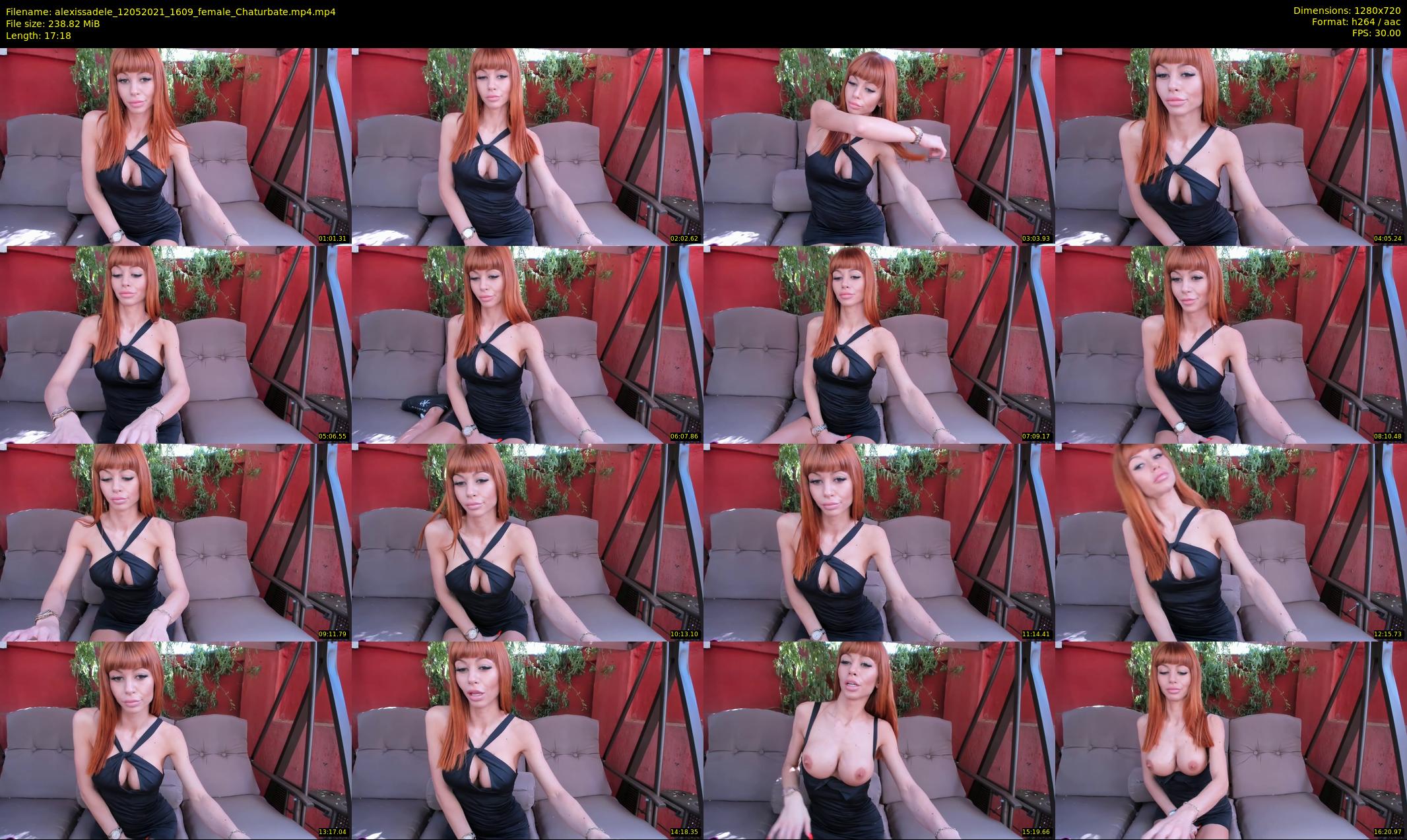 alexissadele — 18 minute Chaturbate female cam show recording, 720p, May 12, 2021