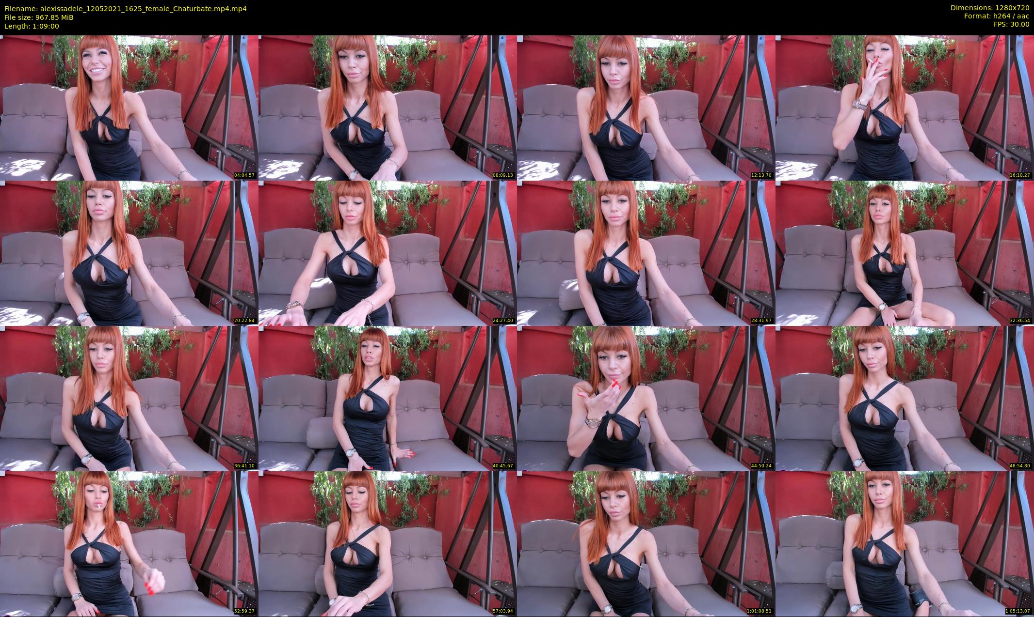 alexissadele — 69 minute Chaturbate female cam show recording, 720p, May 12, 2021