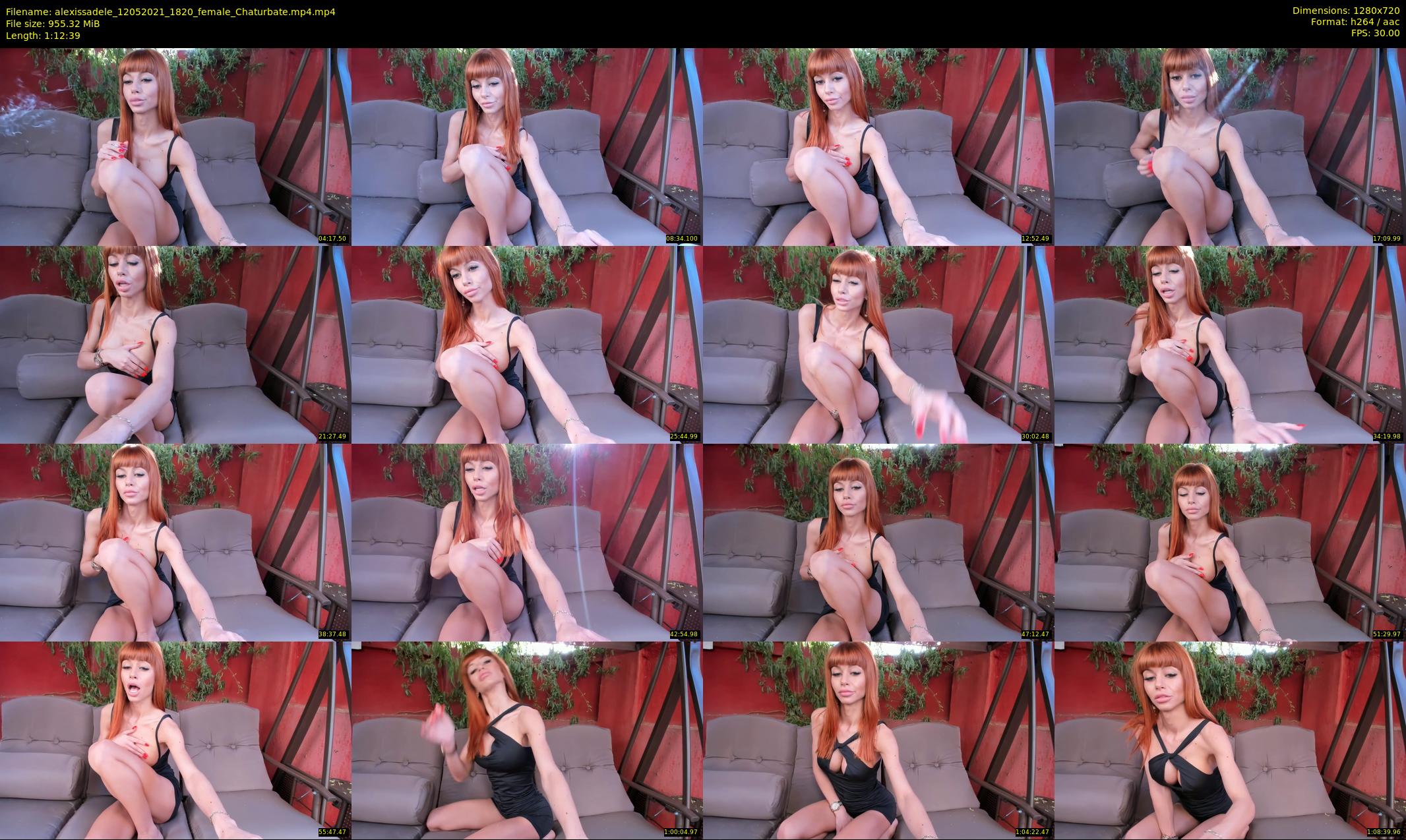 alexissadele — 73 minute Chaturbate female cam show recording, 720p, May 12, 2021