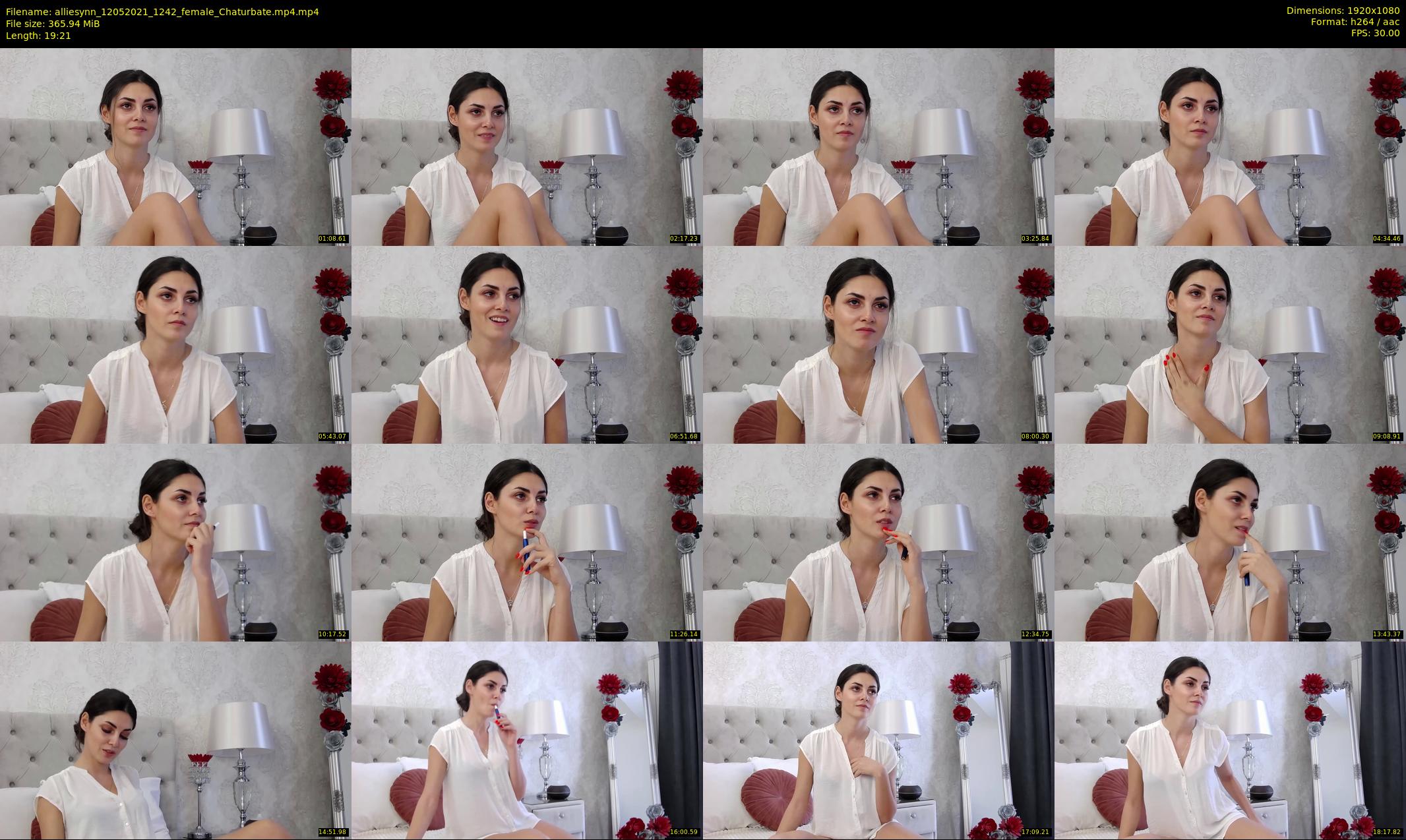 alliesynn — 20 minute Chaturbate female cam show recording, 1080p, May 12, 2021