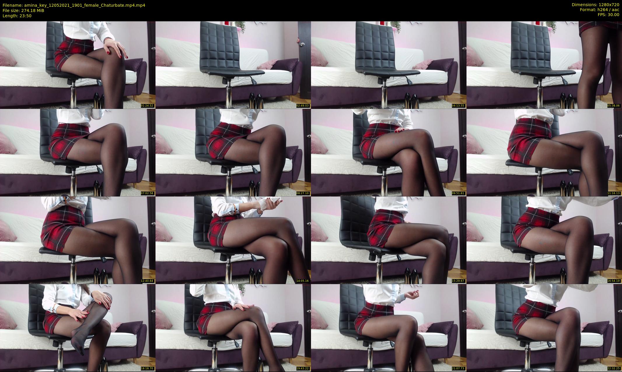 amina_key — 24 minute Chaturbate female cam show recording, 720p, May 12, 2021