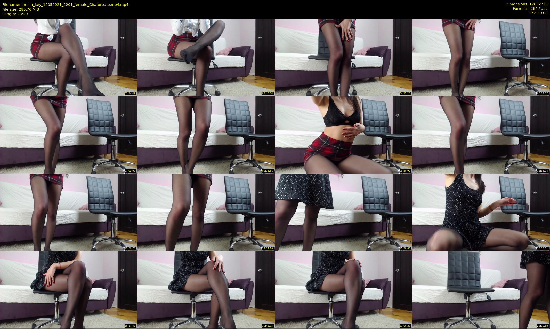 amina_key — 24 minute Chaturbate female cam show recording, 720p, May 12, 2021