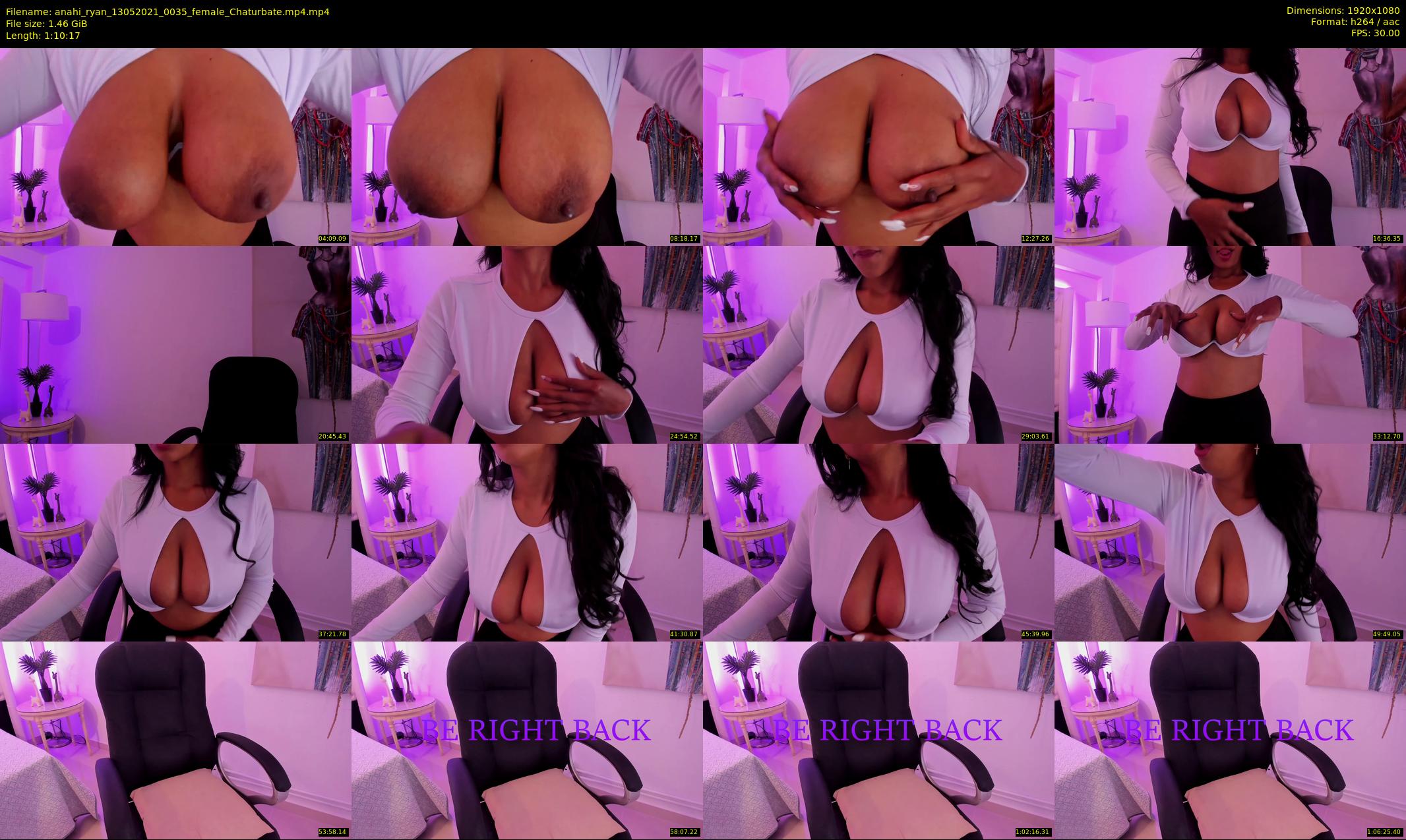 anahi_ryan — 71 minute Chaturbate female cam show recording, 1080p, May 13, 2021