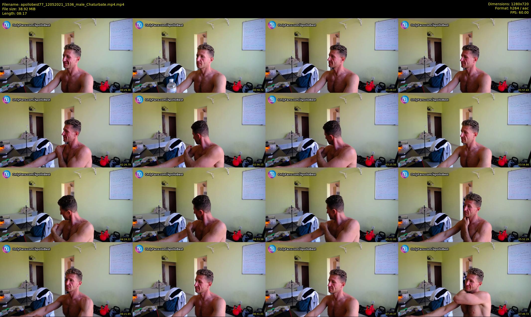 apollobest77 — 9 minute Chaturbate male cam show recording, 720p, May 12, 2021