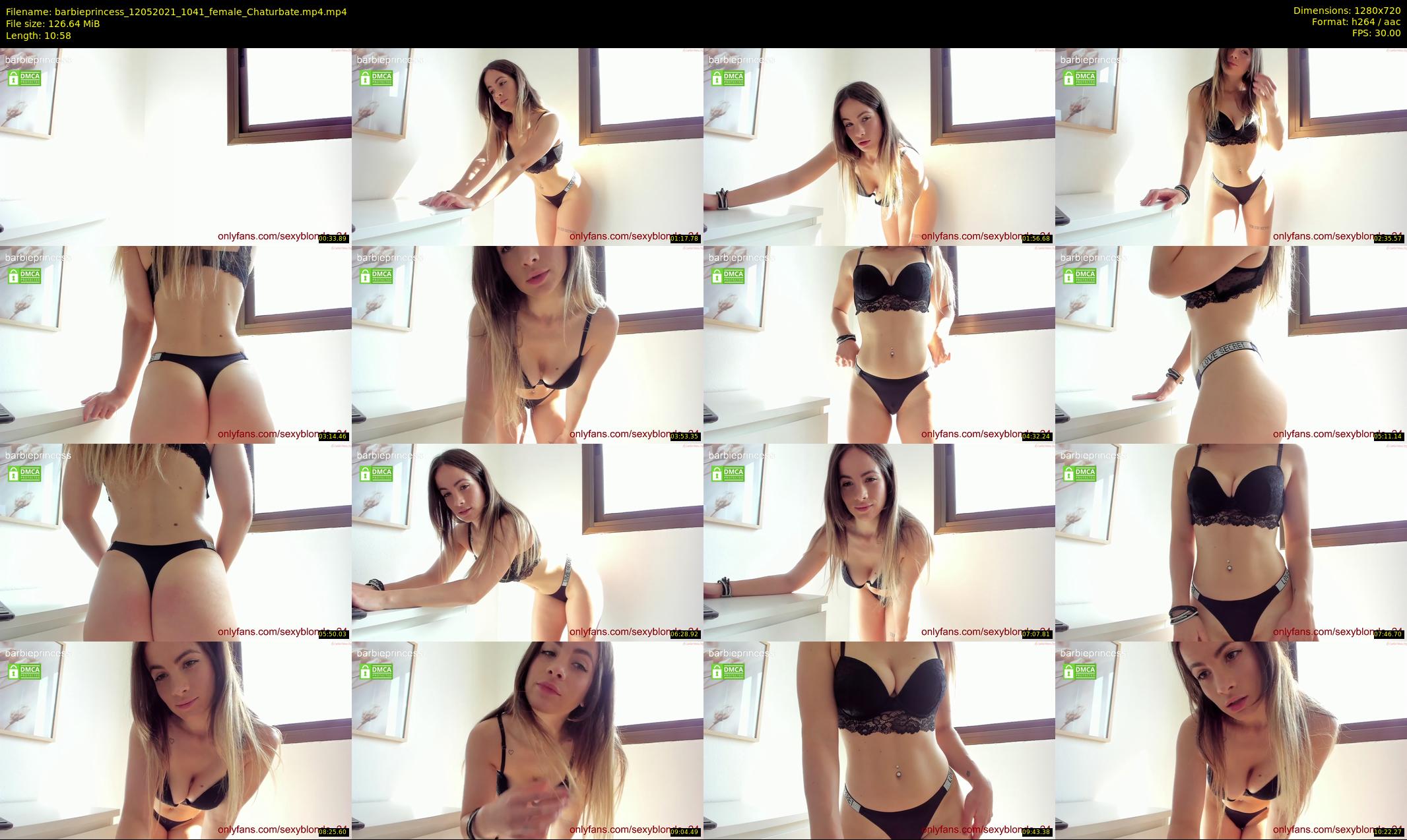 barbieprincess — 11 minute Chaturbate female cam show recording, 720p, May 12, 2021