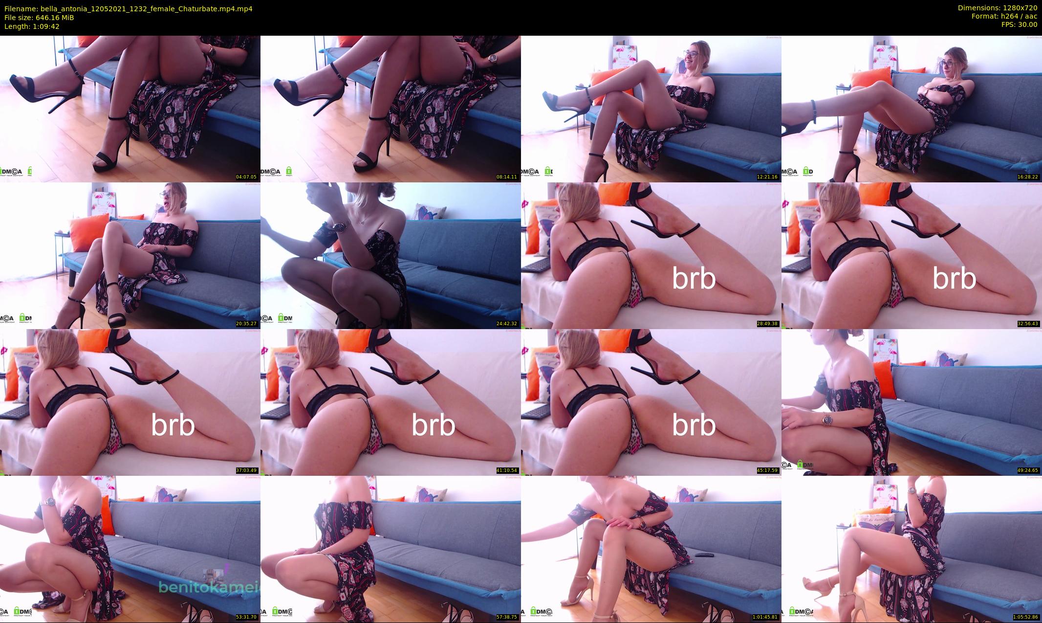 bella_antonia — 70 minute Chaturbate female cam show recording, 720p, May 12, 2021