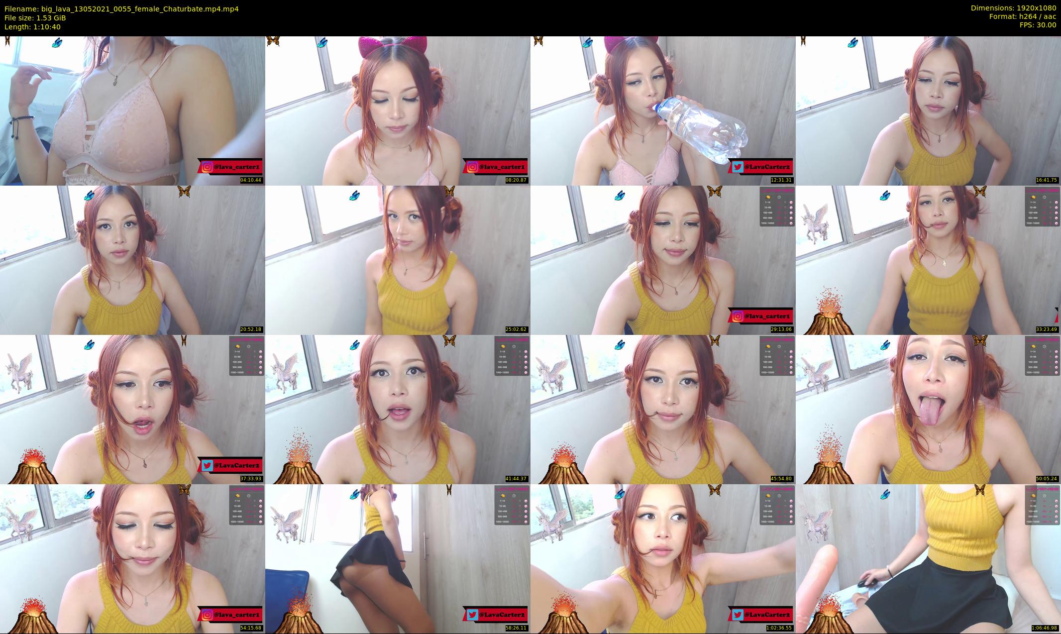 big_lava — 71 minute Chaturbate female cam show recording, 1080p, May 13, 2021