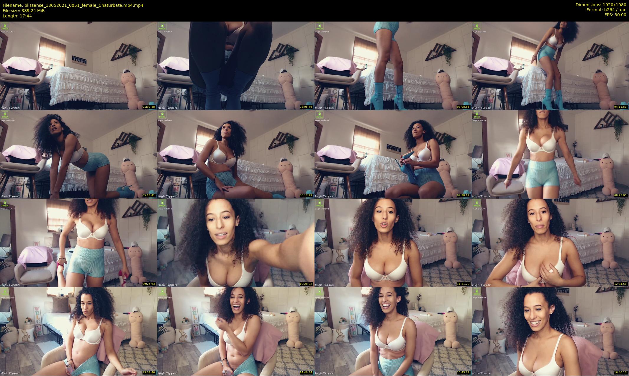 blissense — 18 minute Chaturbate female cam show recording, 1080p, May 13, 2021
