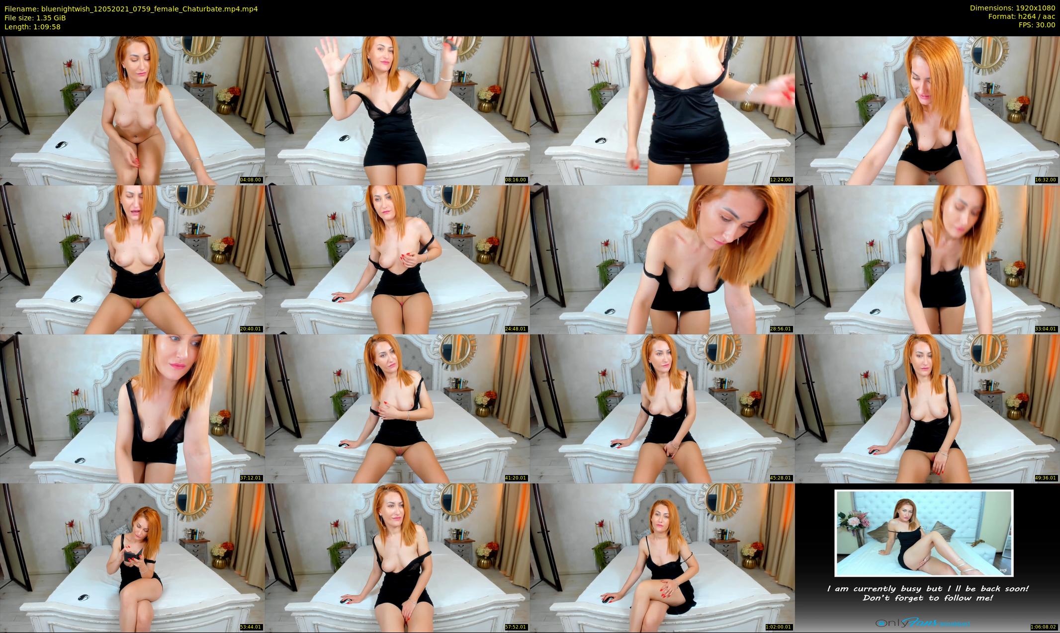 bluenightwish — 70 minute Chaturbate female cam show recording, 1080p, May 12, 2021