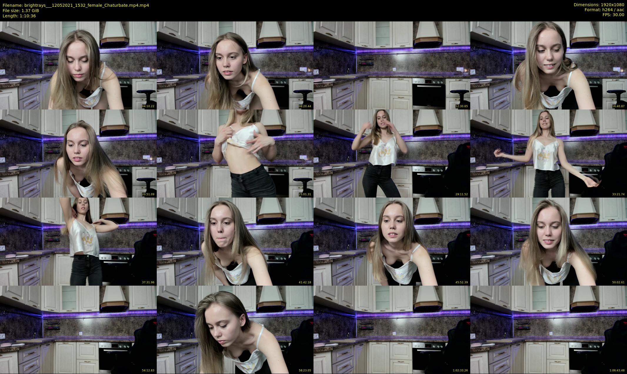 brightrays__ — 71 minute Chaturbate female cam show recording, 1080p, May 12, 2021