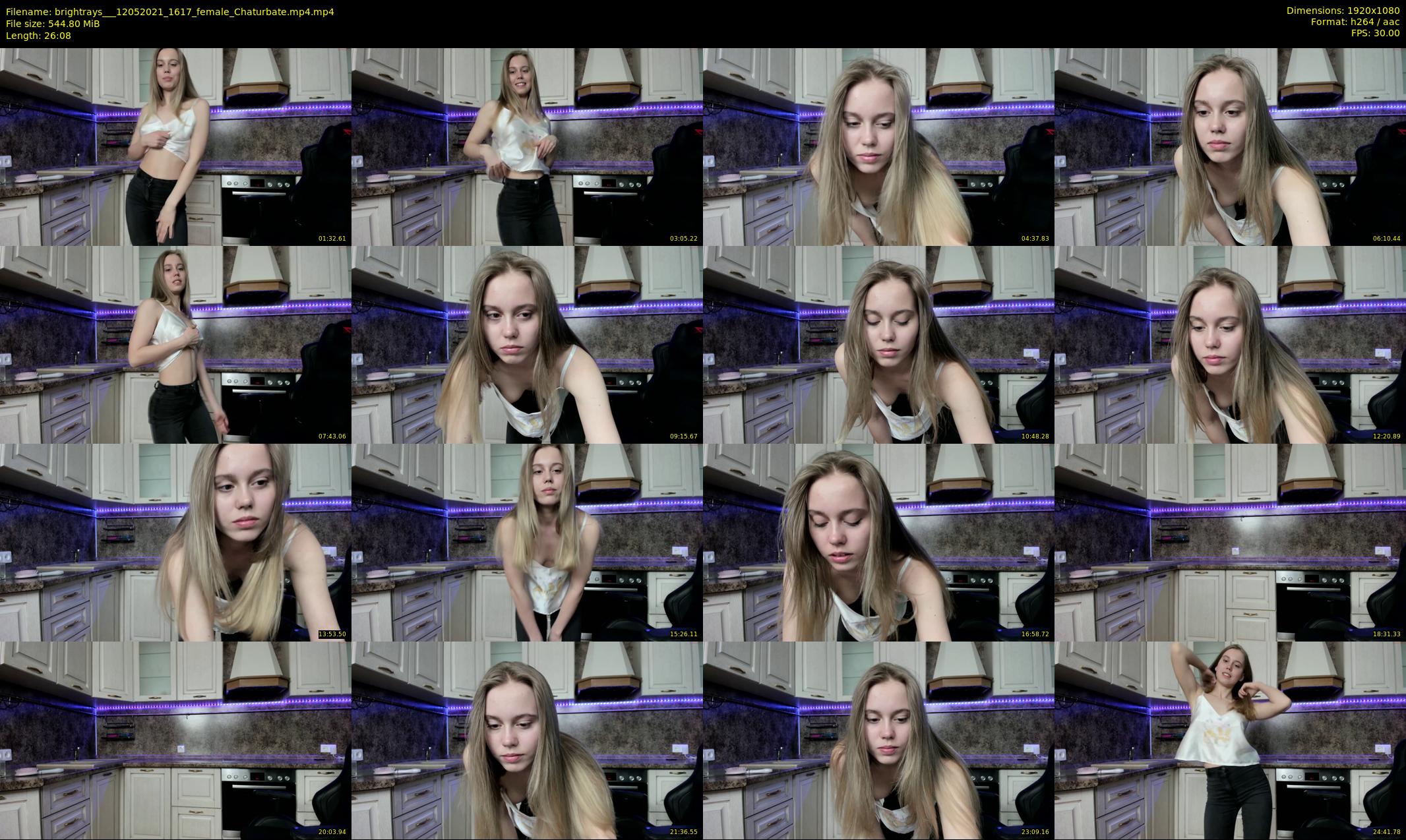 brightrays__ — 27 minute Chaturbate female cam show recording, 1080p, May 12, 2021