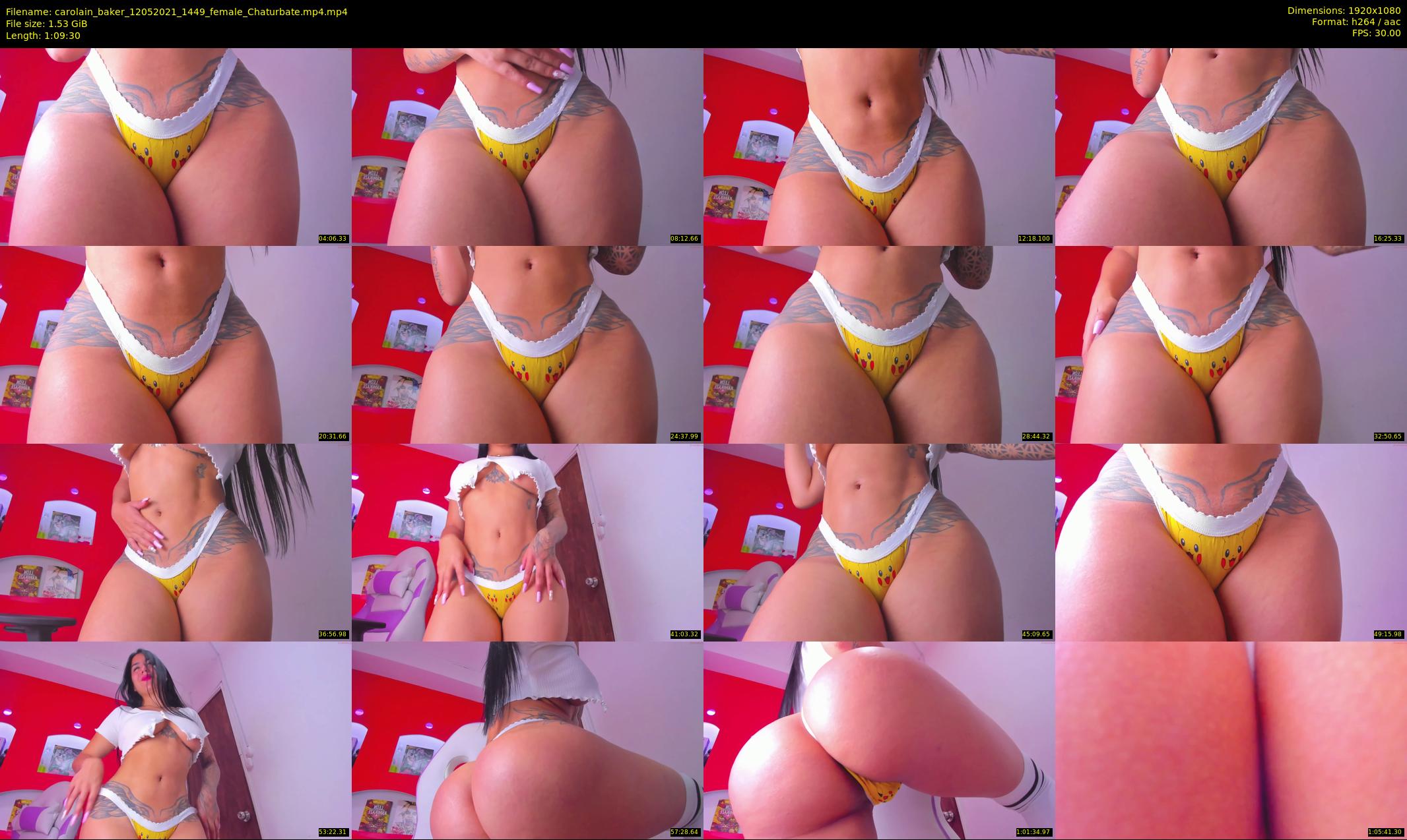 carolain_baker — 70 minute Chaturbate female cam show recording, 1080p, May 12, 2021