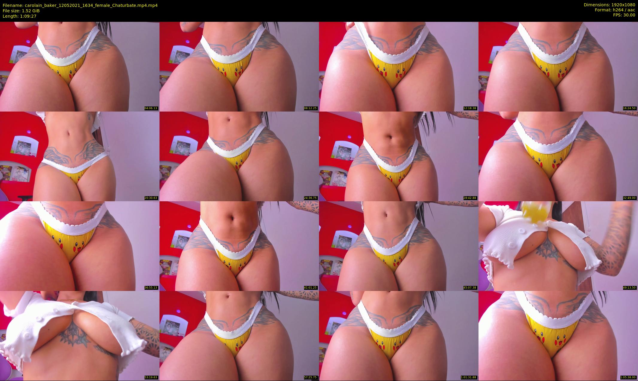 carolain_baker — 70 minute Chaturbate female cam show recording, 1080p, May 12, 2021