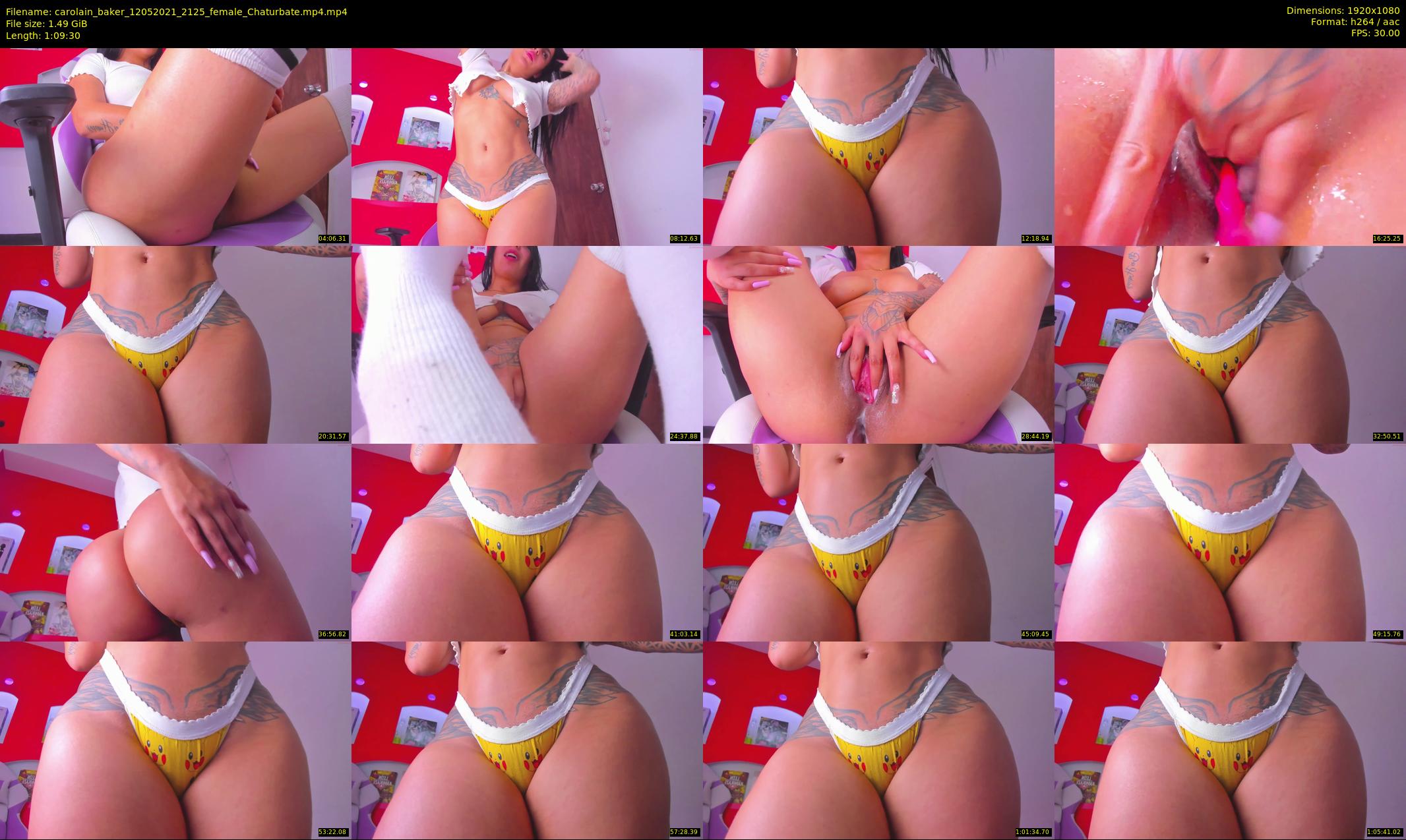 carolain_baker — 70 minute Chaturbate female cam show recording, 1080p, May 12, 2021
