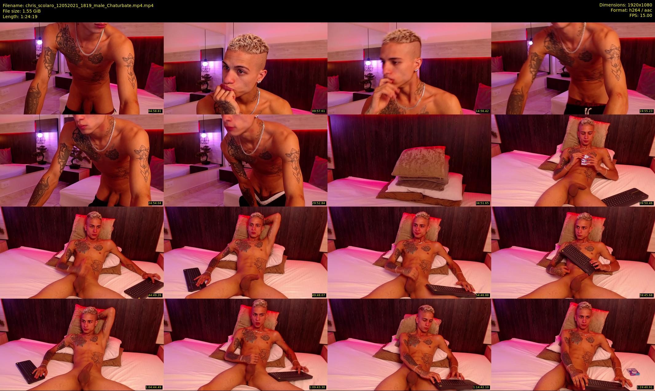 chris_scolaro — 85 minute Chaturbate male cam show recording, 1080p, May 12, 2021