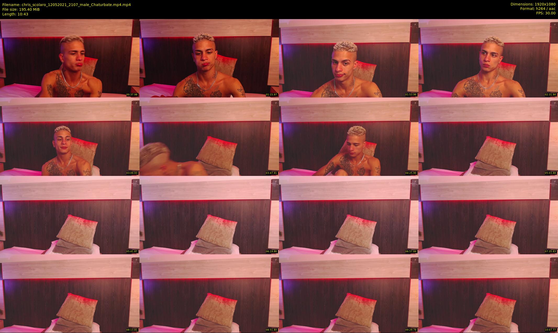 chris_scolaro — 11 minute Chaturbate male cam show recording, 1080p, May 12, 2021