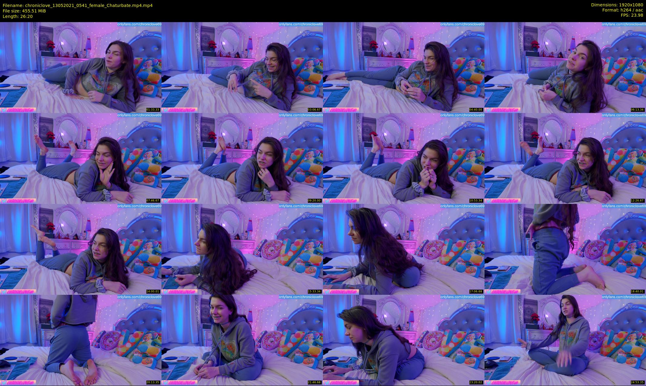chroniclove — 27 minute Chaturbate female cam show recording, 1080p, May 13, 2021