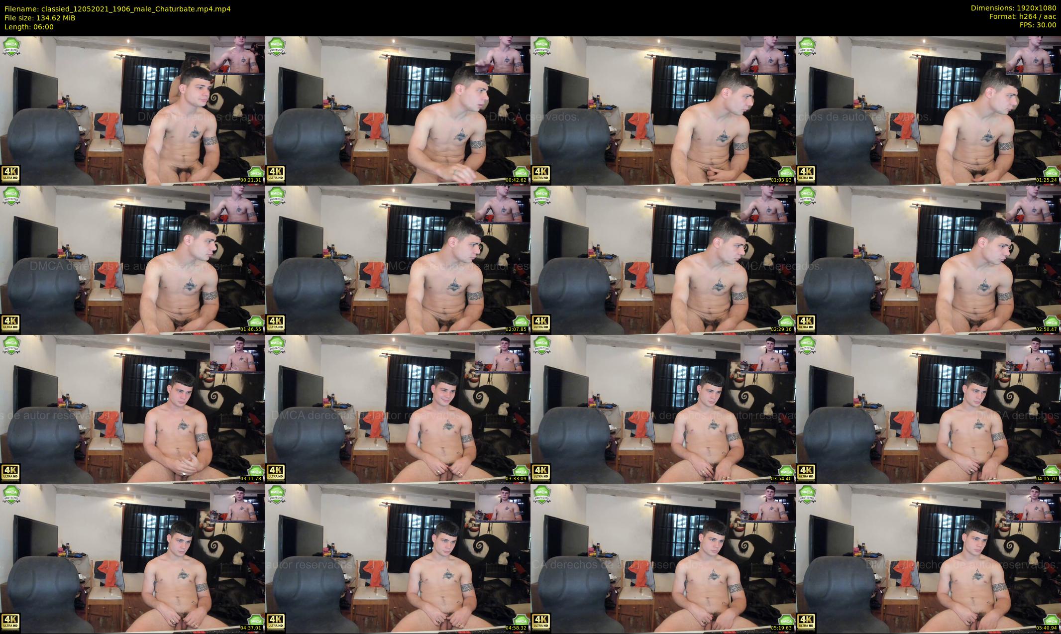 classied — 6 minute Chaturbate male cam show recording, 1080p, May 12, 2021