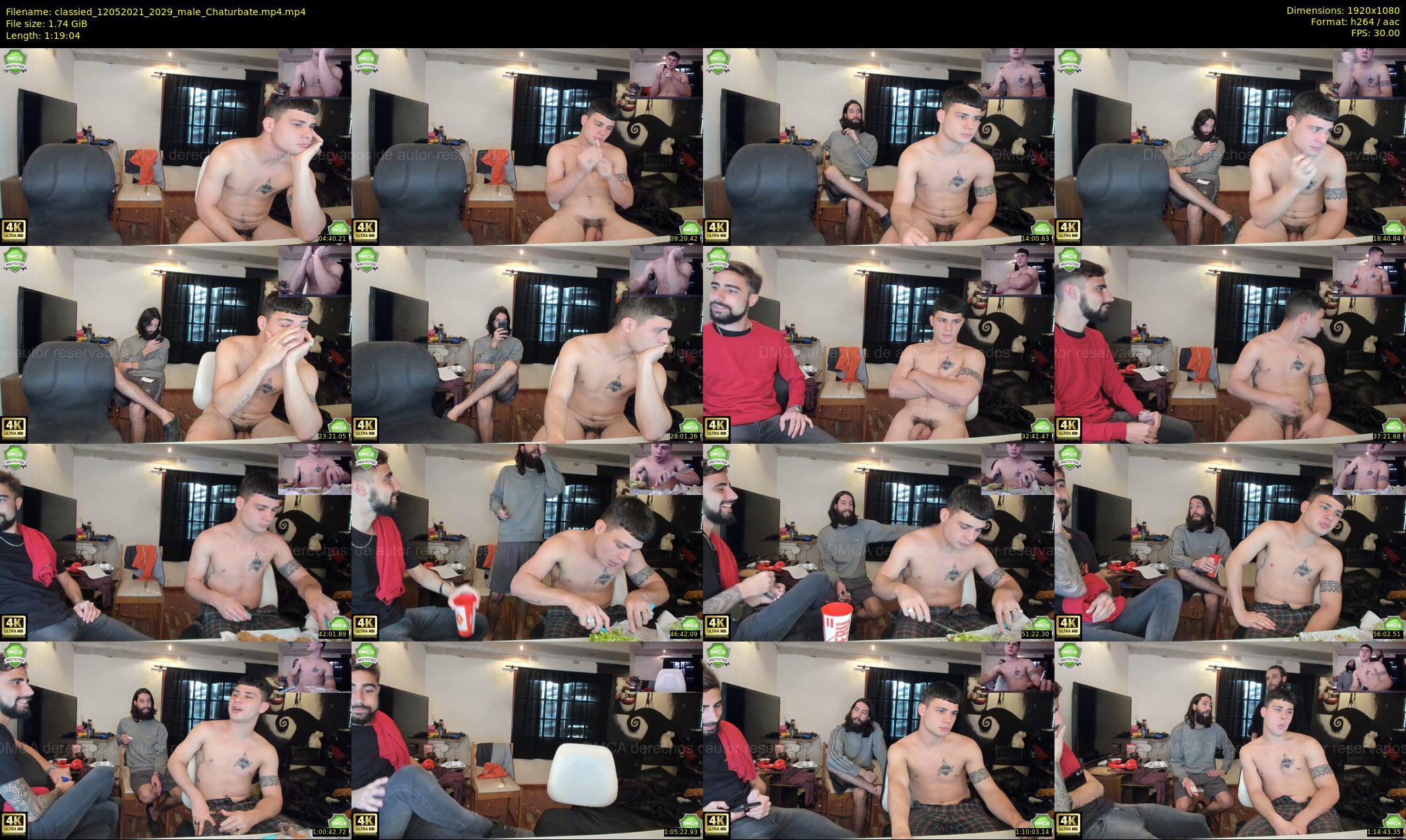 classied — 80 minute Chaturbate male cam show recording, 1080p, May 12, 2021