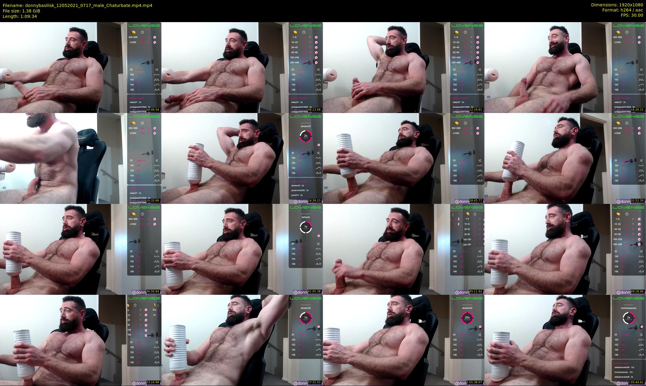 donnybasilisk — 70 minute Chaturbate male cam show recording, 1080p, May 12, 2021
