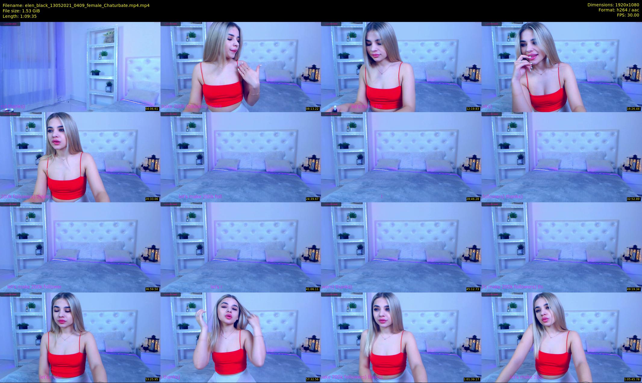 elen_black — 70 minute Chaturbate female cam show recording, 1080p, May 13, 2021
