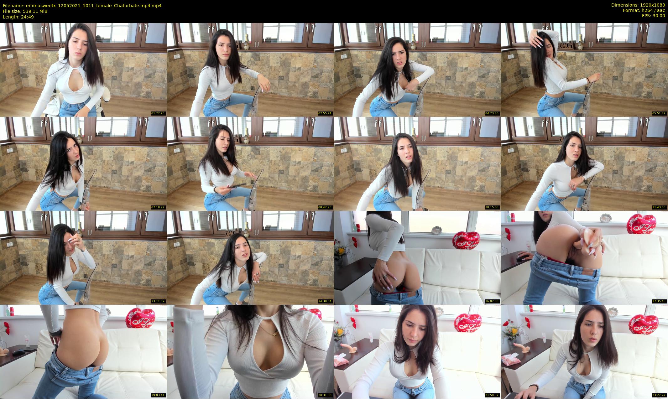 emmasweetx — 25 minute Chaturbate couple cam show recording, 1080p, May 12, 2021