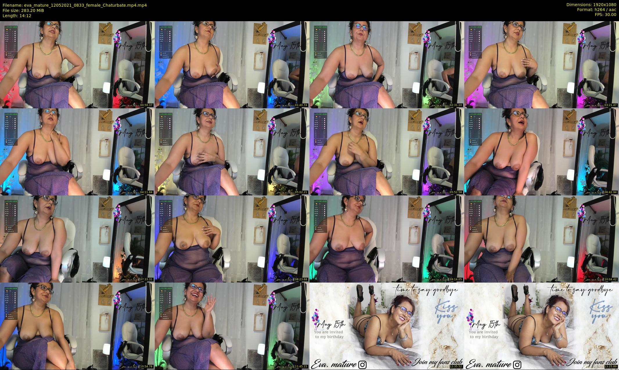 eva_mature — 15 minute Chaturbate female cam show recording, 1080p, May 12, 2021