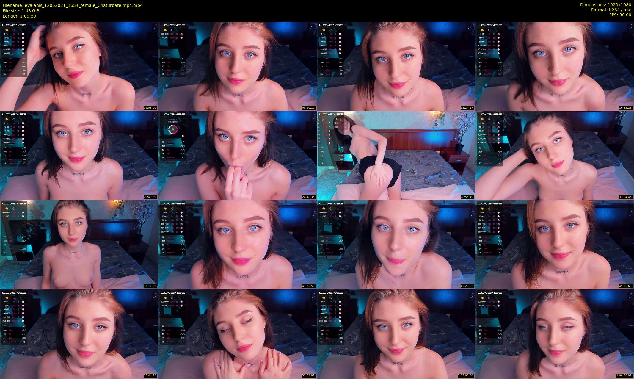 evalanis — 70 minute Chaturbate couple cam show recording, 1080p, May 12, 2021