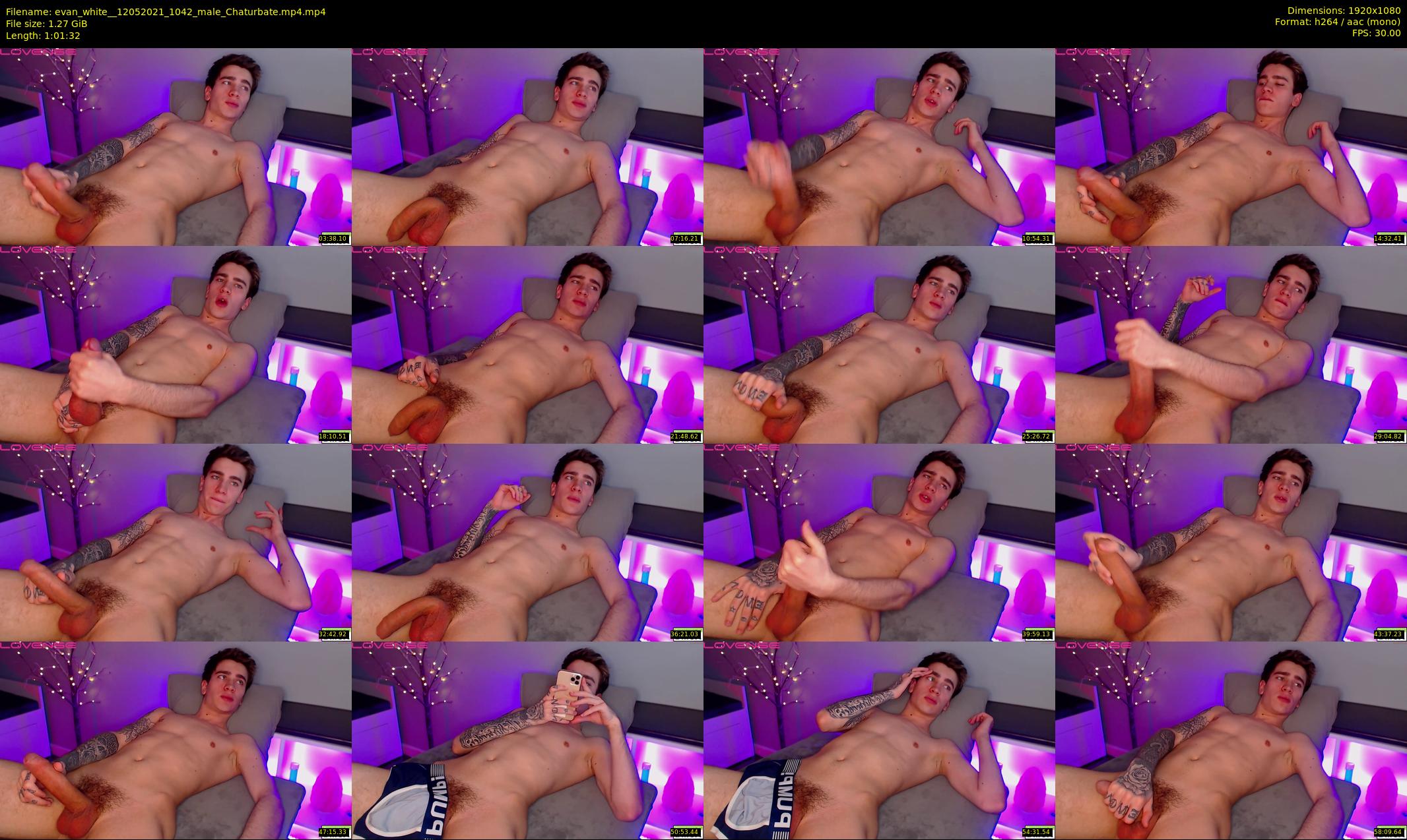 evan_white_ — 62 minute Chaturbate male cam show recording, 1080p, May 12, 2021