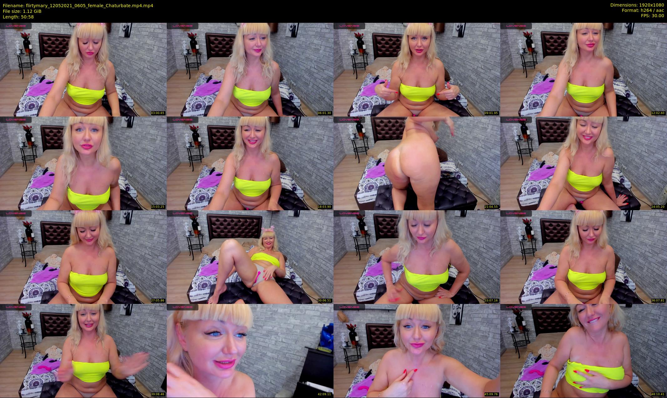 flirtymary — 51 minute Chaturbate female cam show recording, 1080p, May 12, 2021