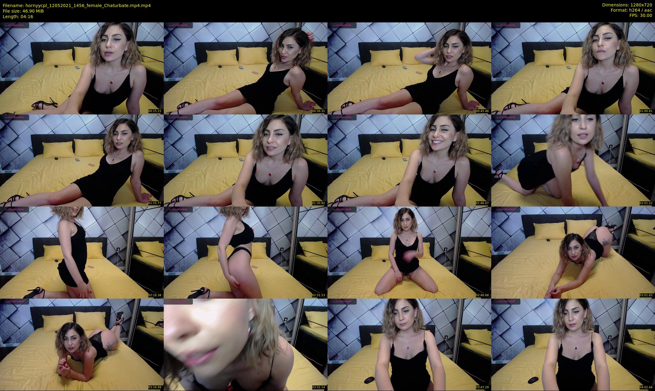 hornyycpl — 5 minute Chaturbate couple cam show recording, 720p, May 12, 2021
