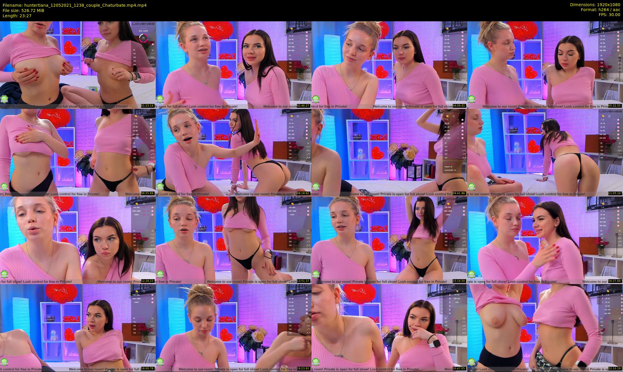 huntertiana — 24 minute Chaturbate female cam show recording, 1080p, May 12, 2021