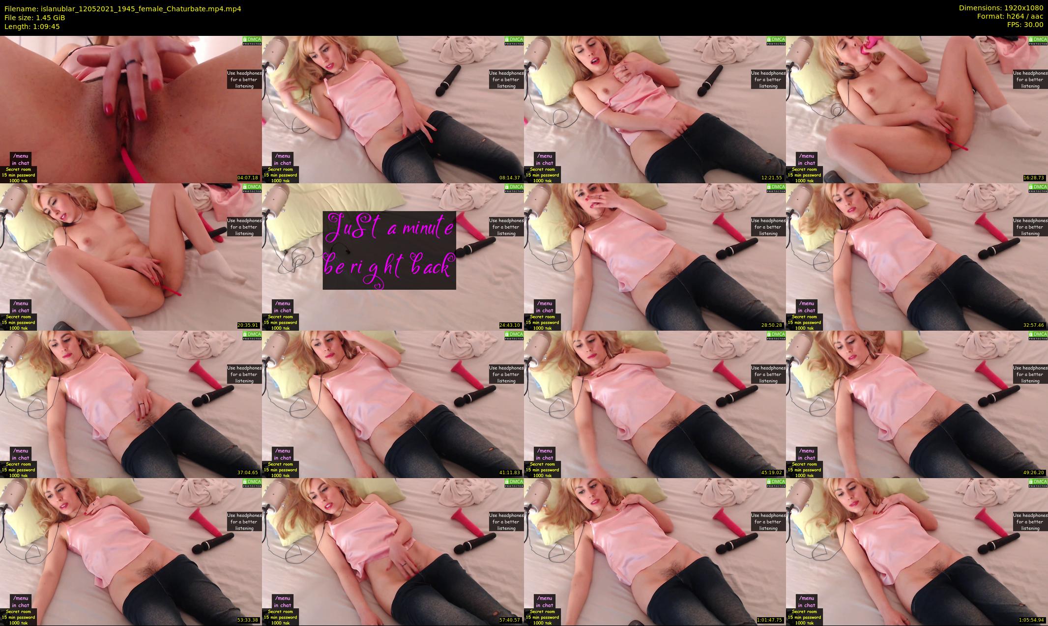 islanublar — 70 minute Chaturbate female cam show recording, 1080p, May 12, 2021