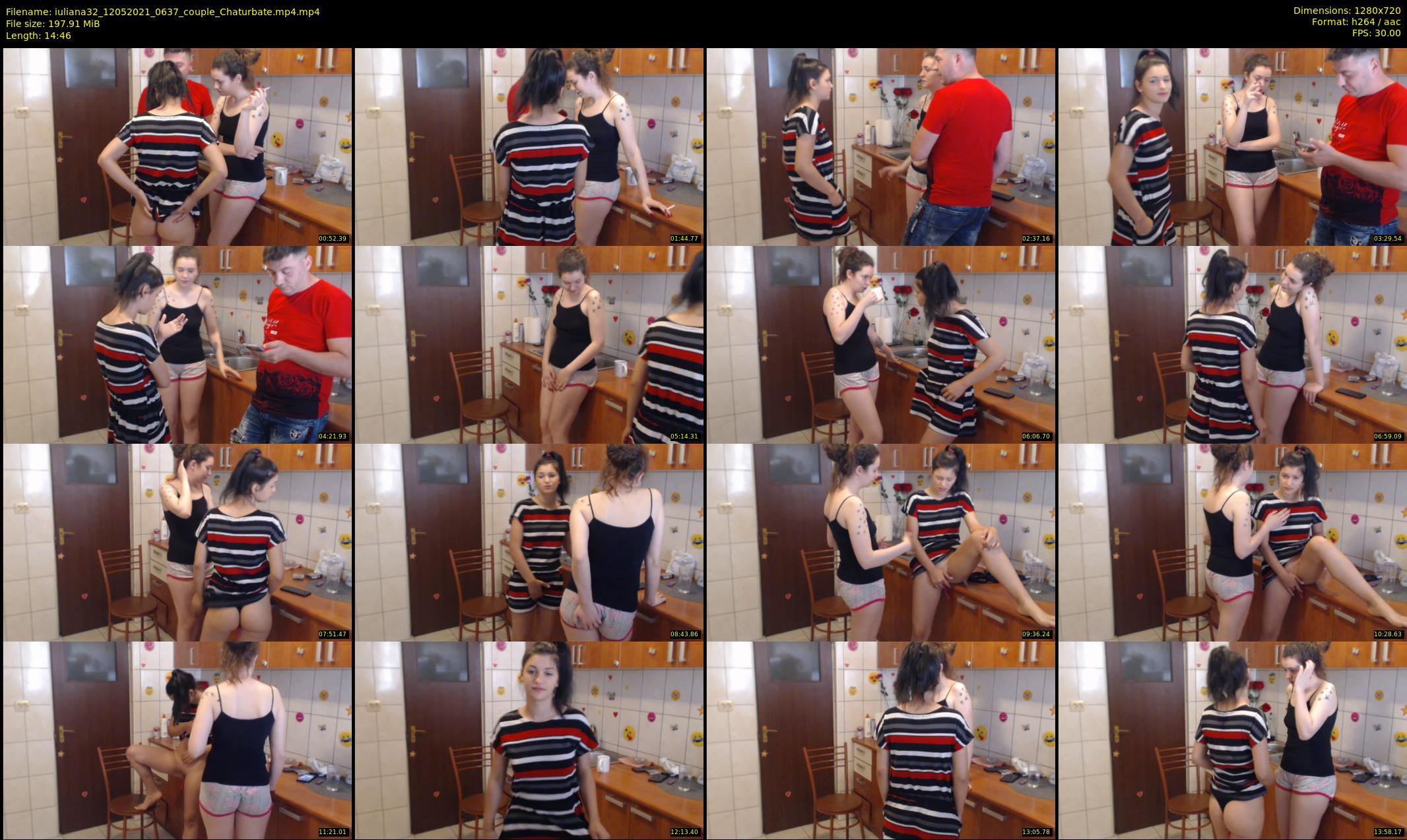 iuliana32 — 15 minute Chaturbate couple cam show recording, 720p, May 12, 2021