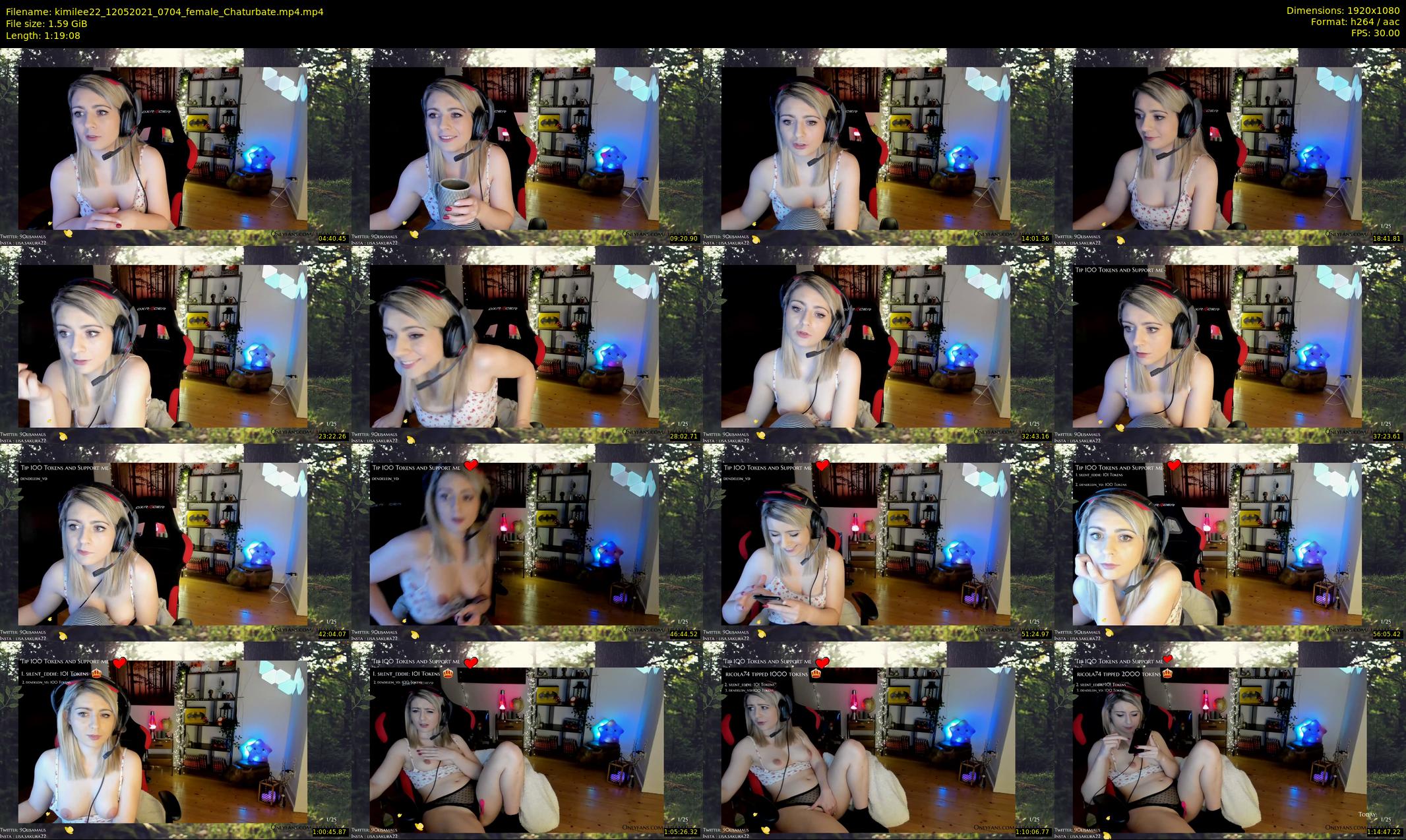 kimilee22 — 80 minute Chaturbate female cam show recording, 1080p, May 12, 2021
