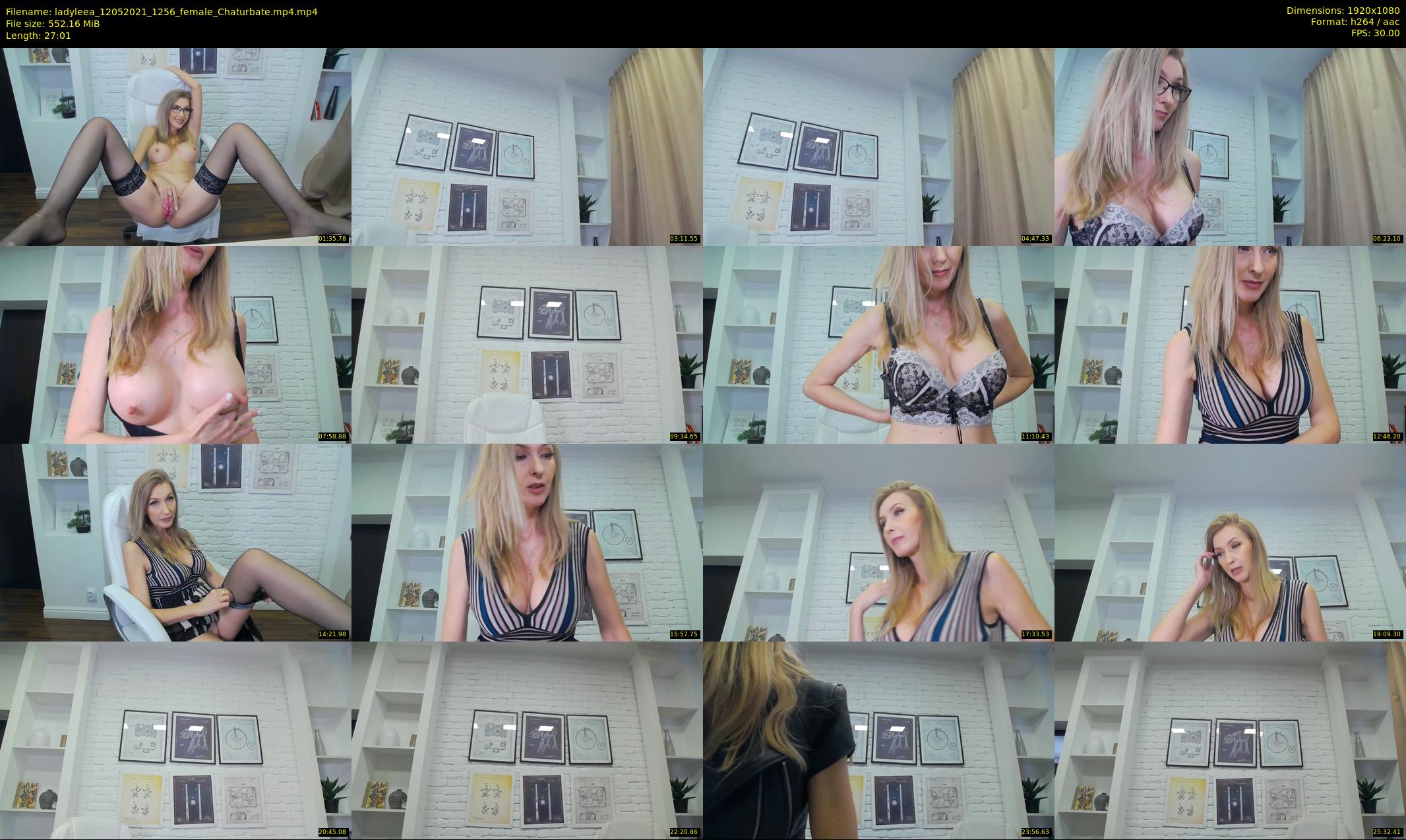 ladyleea — 28 minute Chaturbate female cam show recording, 1080p, May 12, 2021